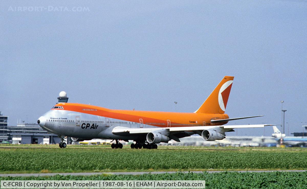 C-FCRB, 1973 Boeing 747-217B C/N 20802, CP Air Boeing 747-217B 
