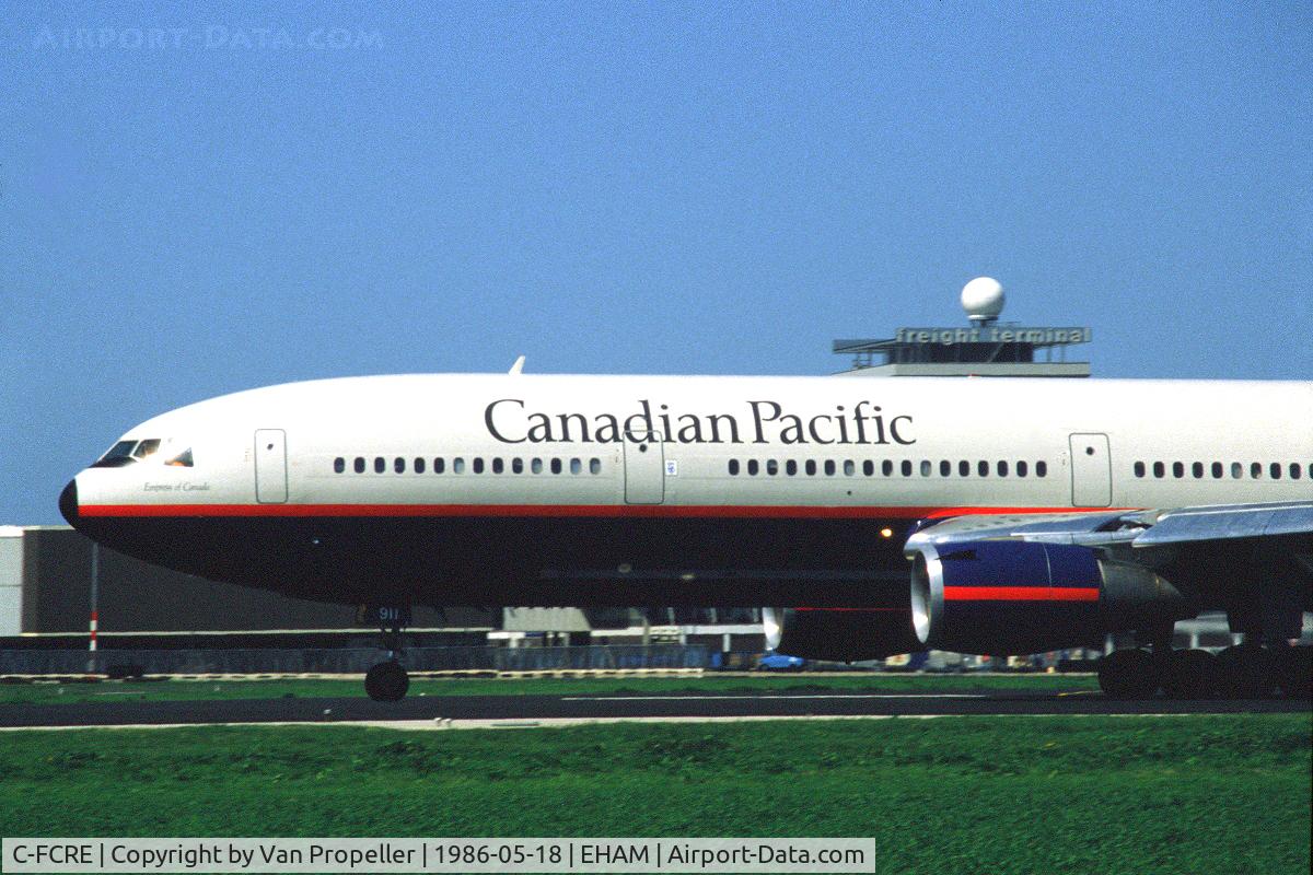 C-FCRE, 1975 McDonnell Douglas DC-10-30 C/N 47868, Canadian Pacific DC-10-30 