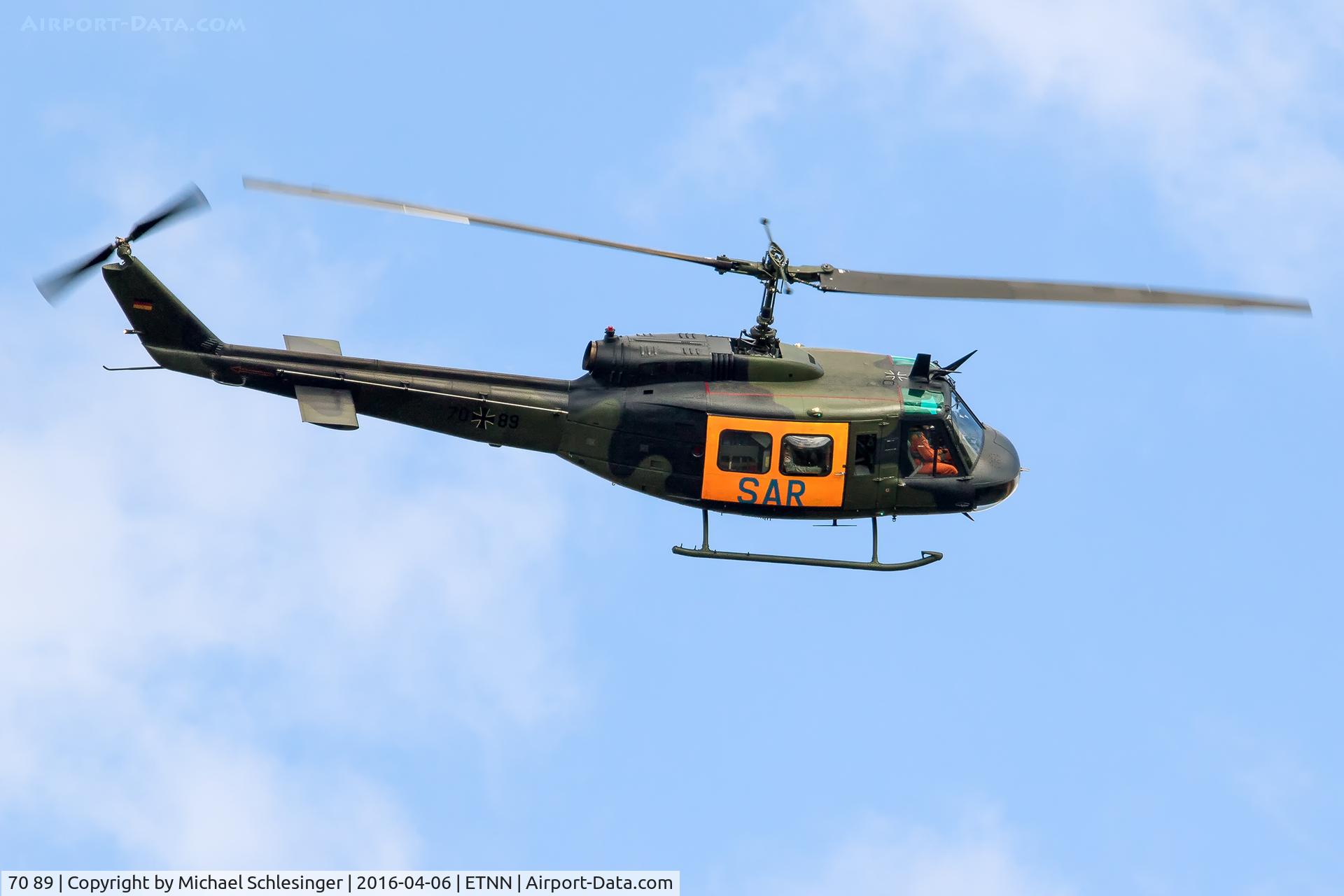 70 89, Bell (Dornier) UH-1D Iroquois (205) C/N 8149, 70+89 - Dornier UH-1D Iroquois - German Army (SAR)