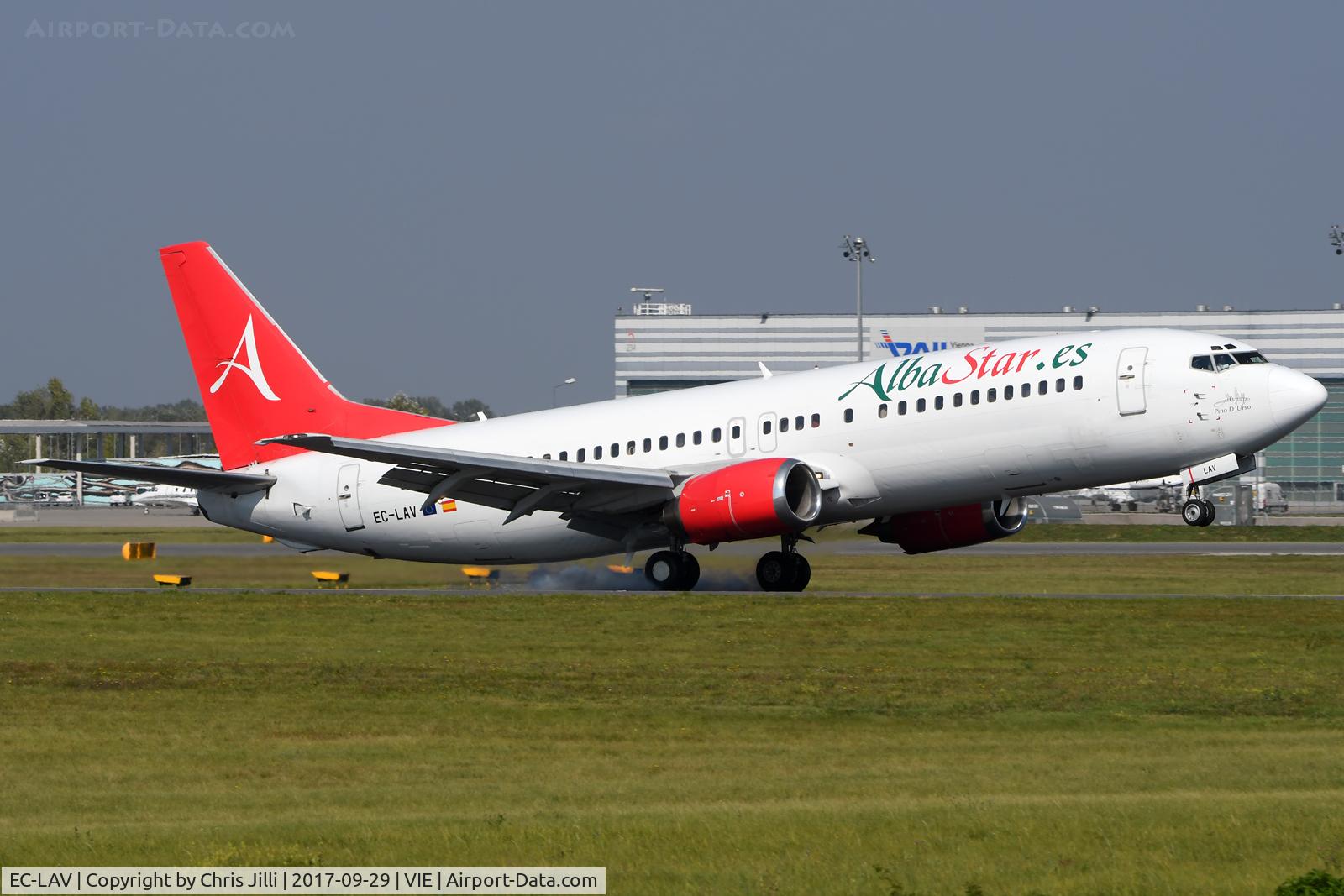 EC-LAV, 1989 Boeing 737-408 C/N 24352, AlbaStar