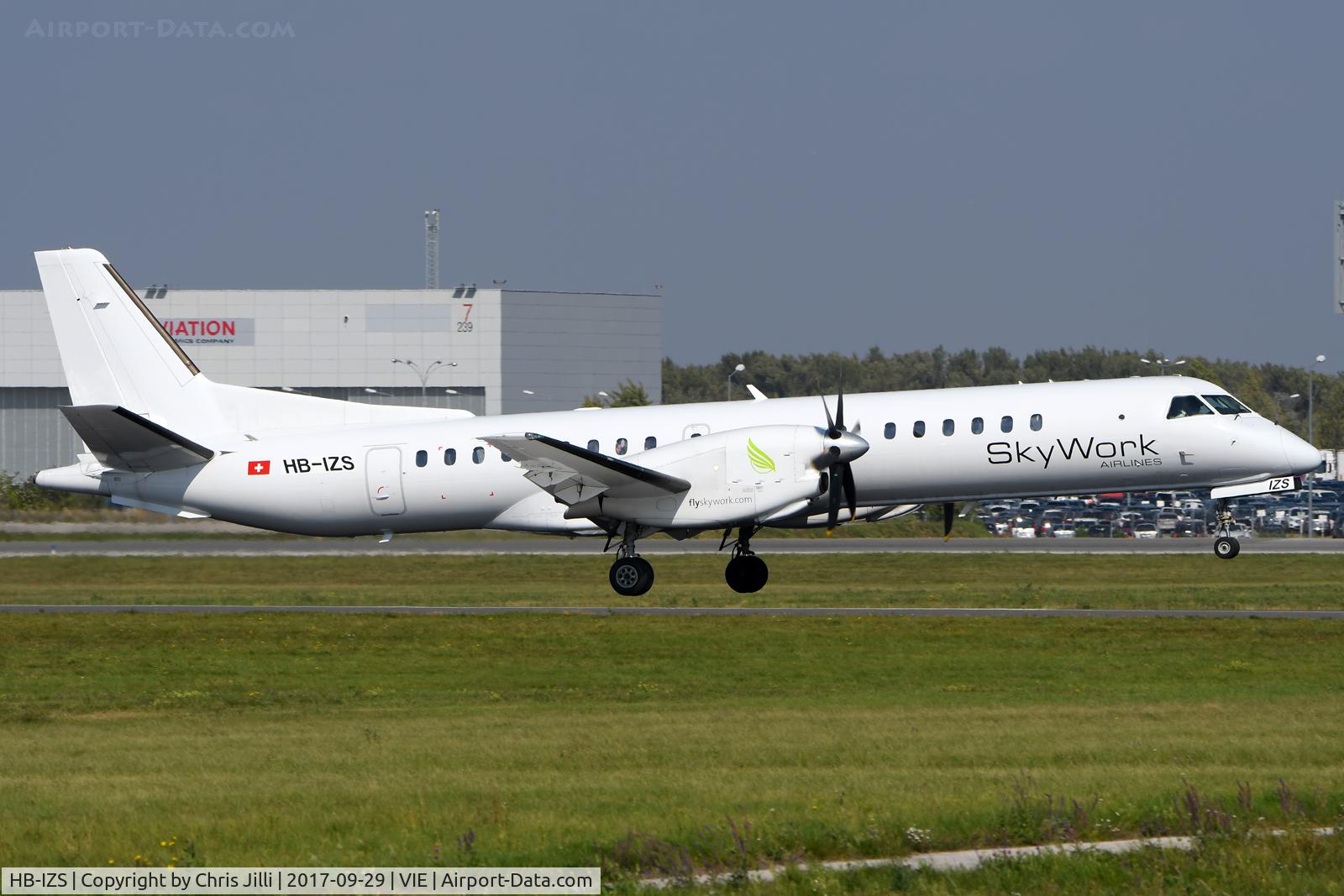 HB-IZS, 1996 Saab 2000 C/N 2000-035, SkyWork