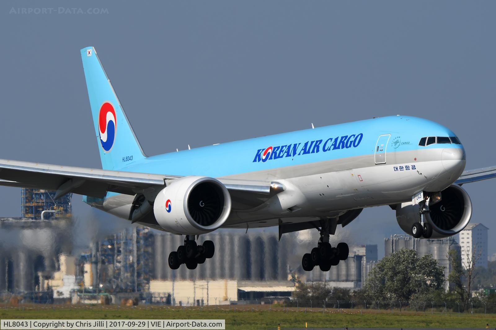 HL8043, 2016 Boeing 777-FB5 C/N 62693, Korean Air Cargo