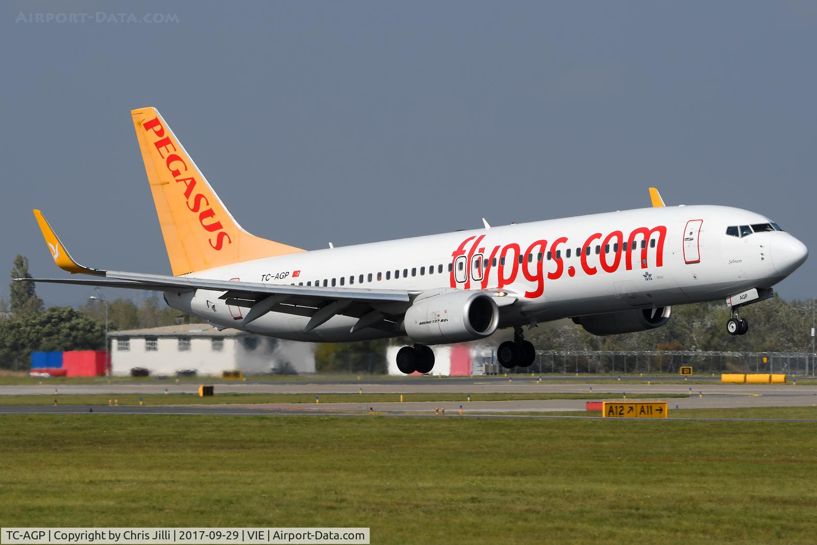 TC-AGP, 2011 Boeing 737-82R C/N 40728, Pegasus