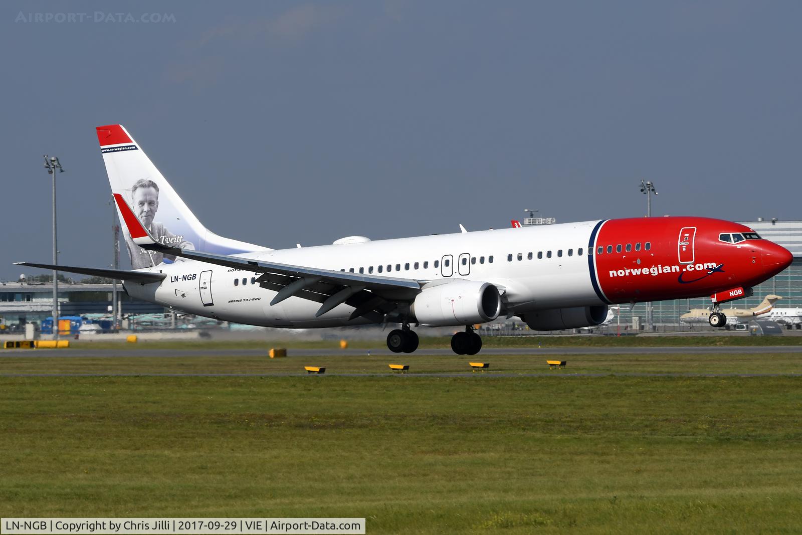 LN-NGB, 2012 Boeing 737-8JP C/N 39015, Norwegian