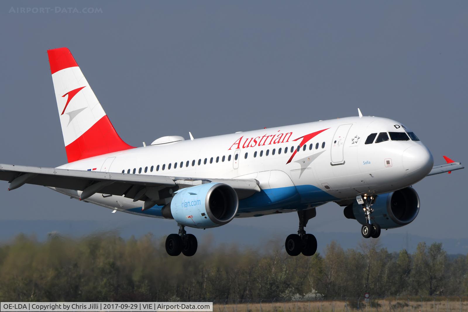 OE-LDA, 2004 Airbus A319-112 C/N 2131, Austrian Airlines
