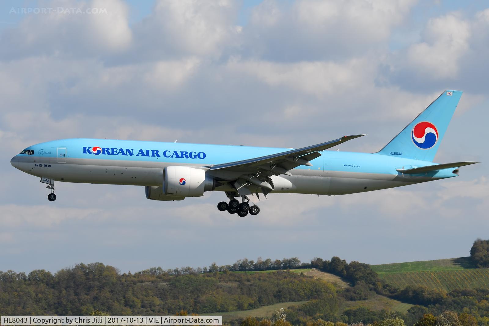 HL8043, 2016 Boeing 777-FB5 C/N 62693, Korean Air Cargo