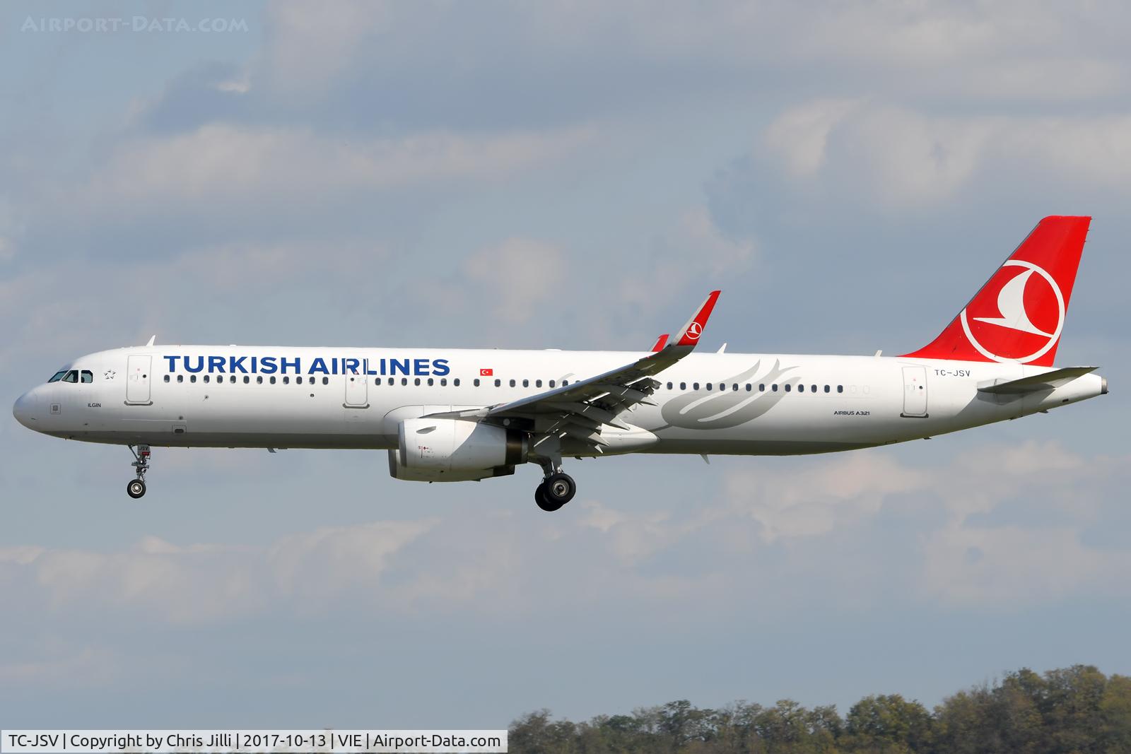 TC-JSV, 2015 Airbus A321-231 C/N 6751, Turkish Airlines
