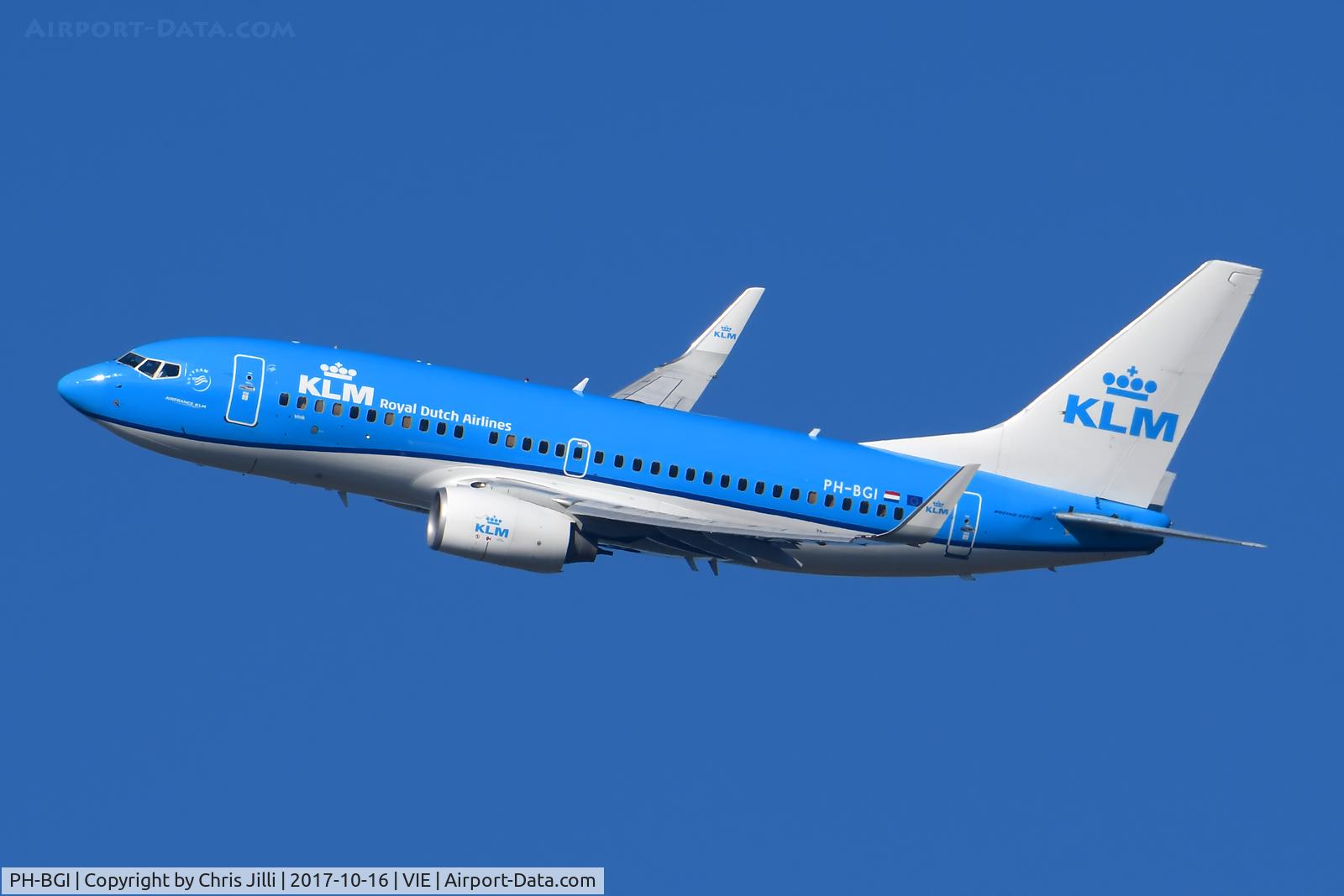 PH-BGI, 2010 Boeing 737-7K2 C/N 30364, KLM Royal Dutch Airlines
