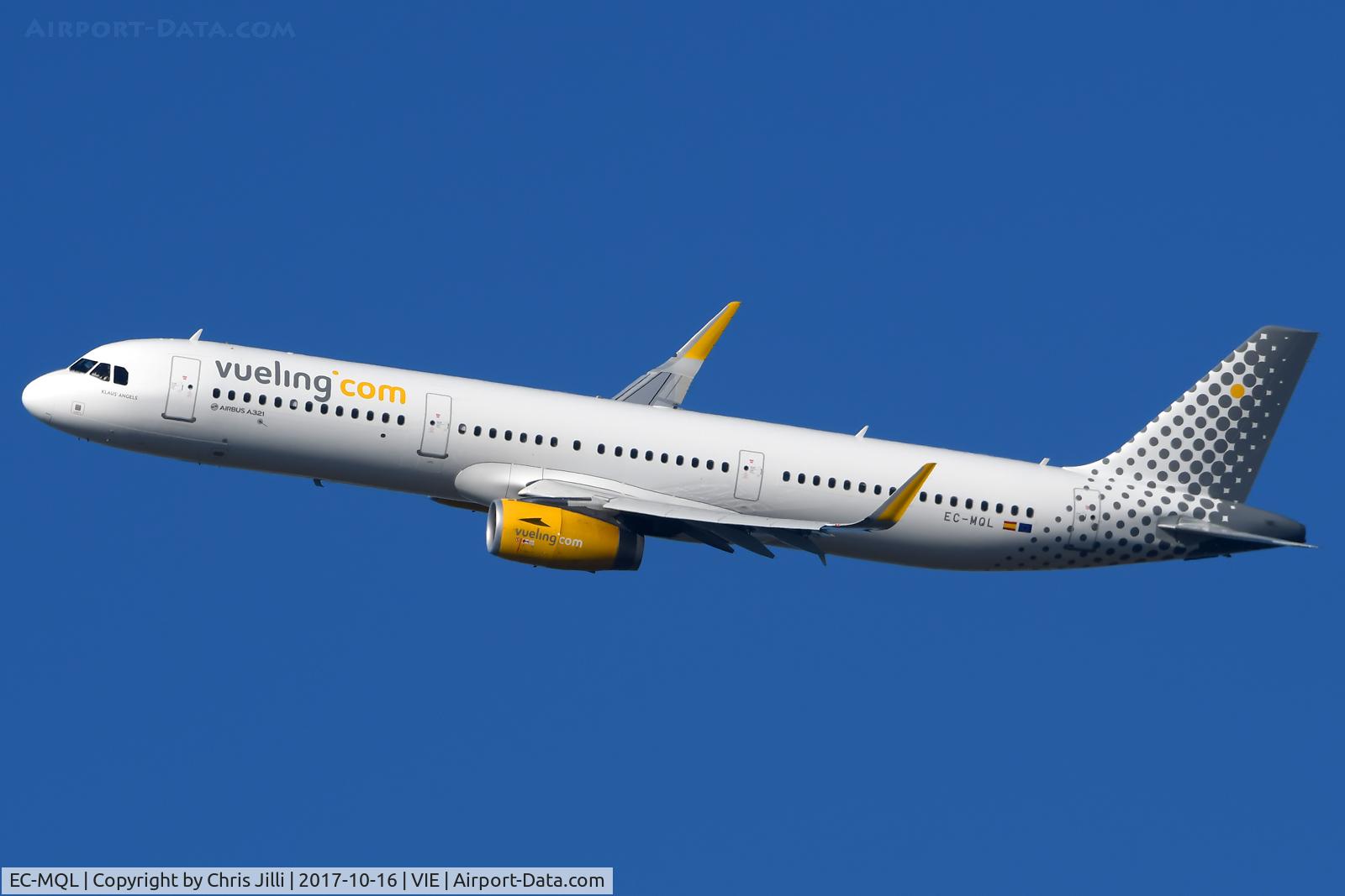 EC-MQL, 2017 Airbus A321-231 C/N 7621, Vueling
