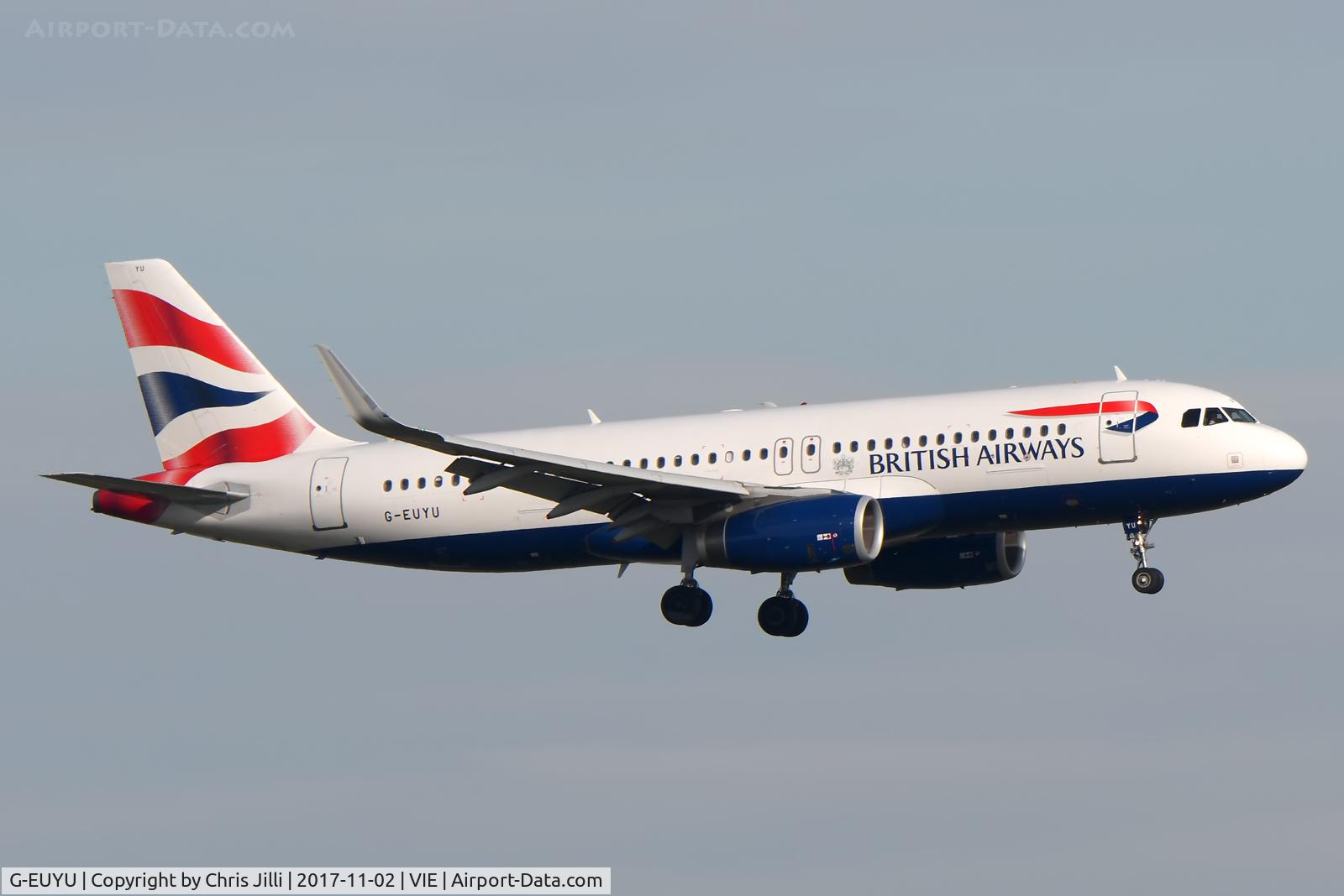 G-EUYU, 2014 Airbus A320-232 C/N 6028, British AIrways