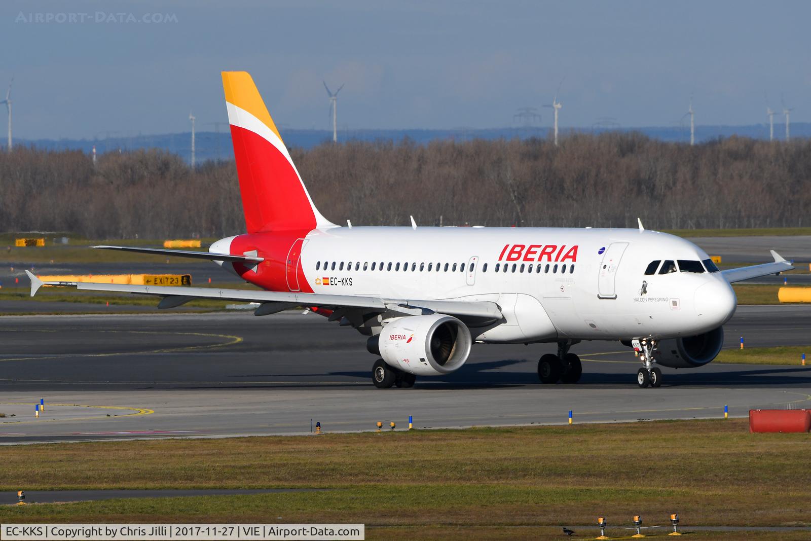 EC-KKS, 2007 Airbus A319-111 C/N 3320, Iberia