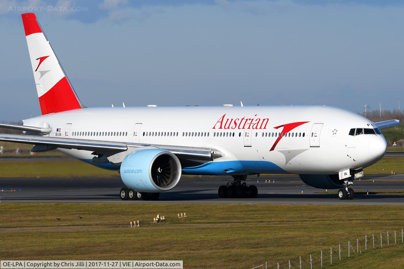 OE-LPA, 1997 Boeing 777-2Z9/ER C/N 28698, Austrian Airlines