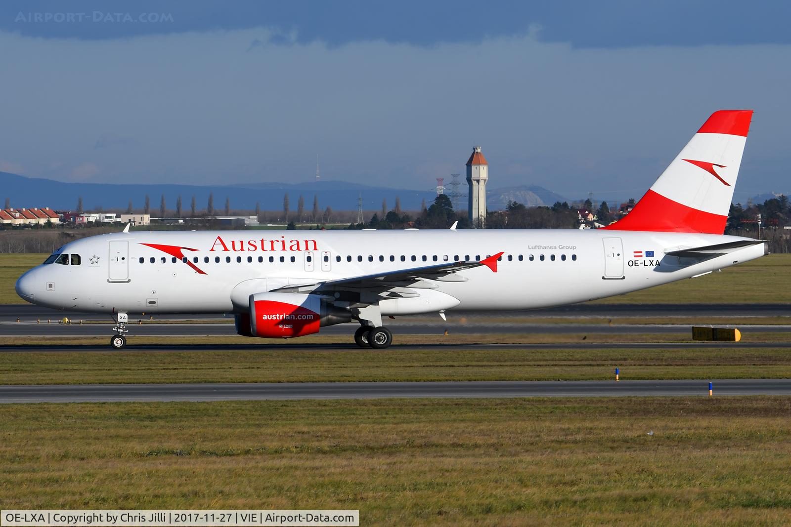 OE-LXA, 2007 Airbus A320-216 C/N 3295, Austrian Airlines