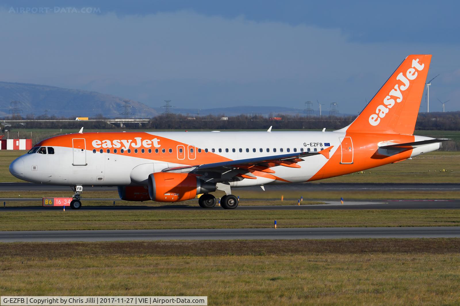 G-EZFB, 2009 Airbus A319-111 C/N 3799, easyJet