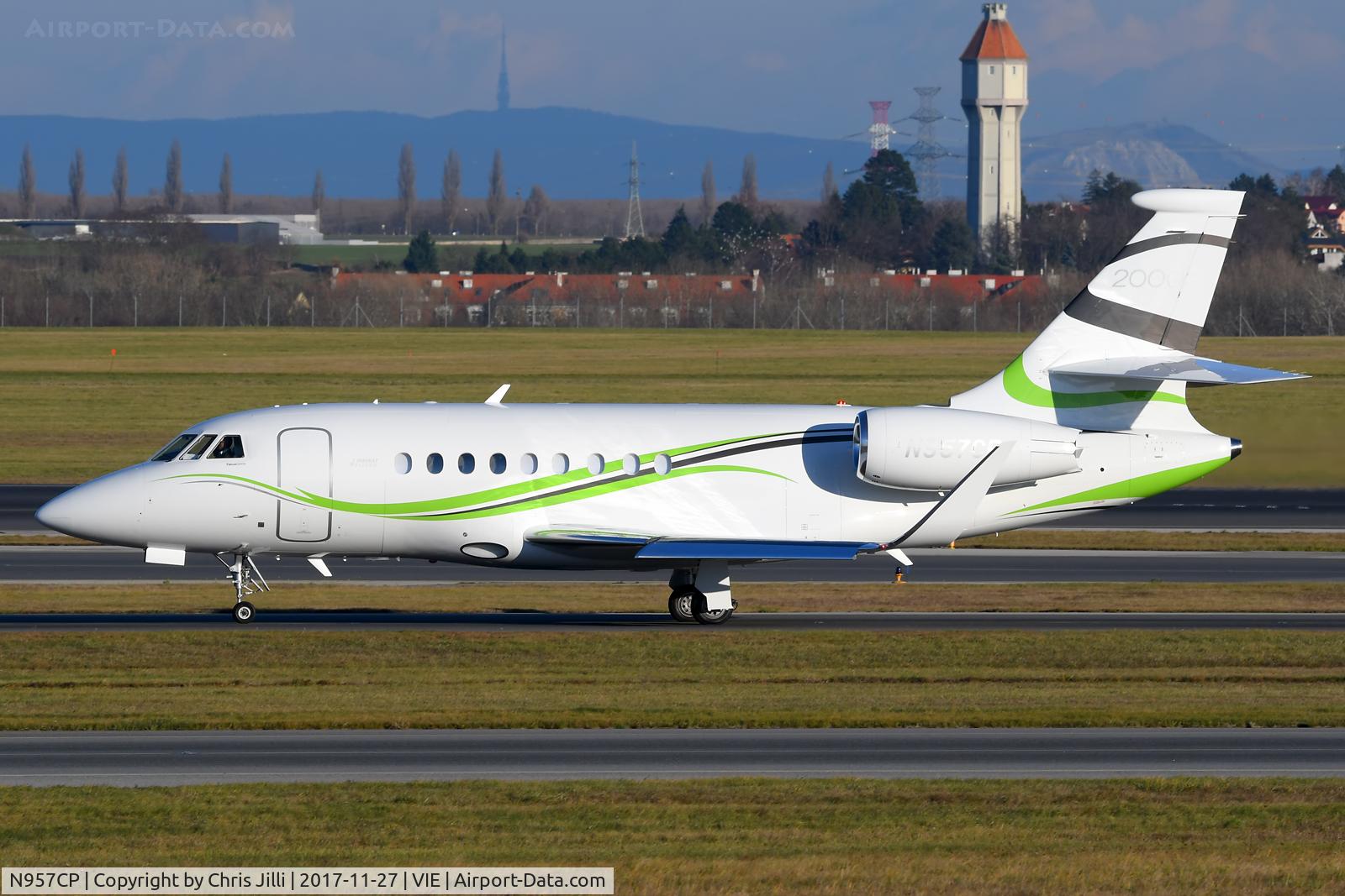 N957CP, 2013 Dassault Falcon 2000S C/N 703, Private
