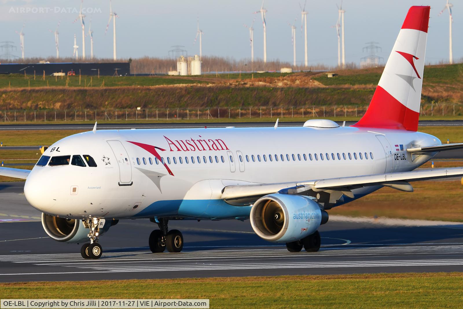 OE-LBL, 2003 Airbus A320-214 C/N 2009, Austrian Airlines