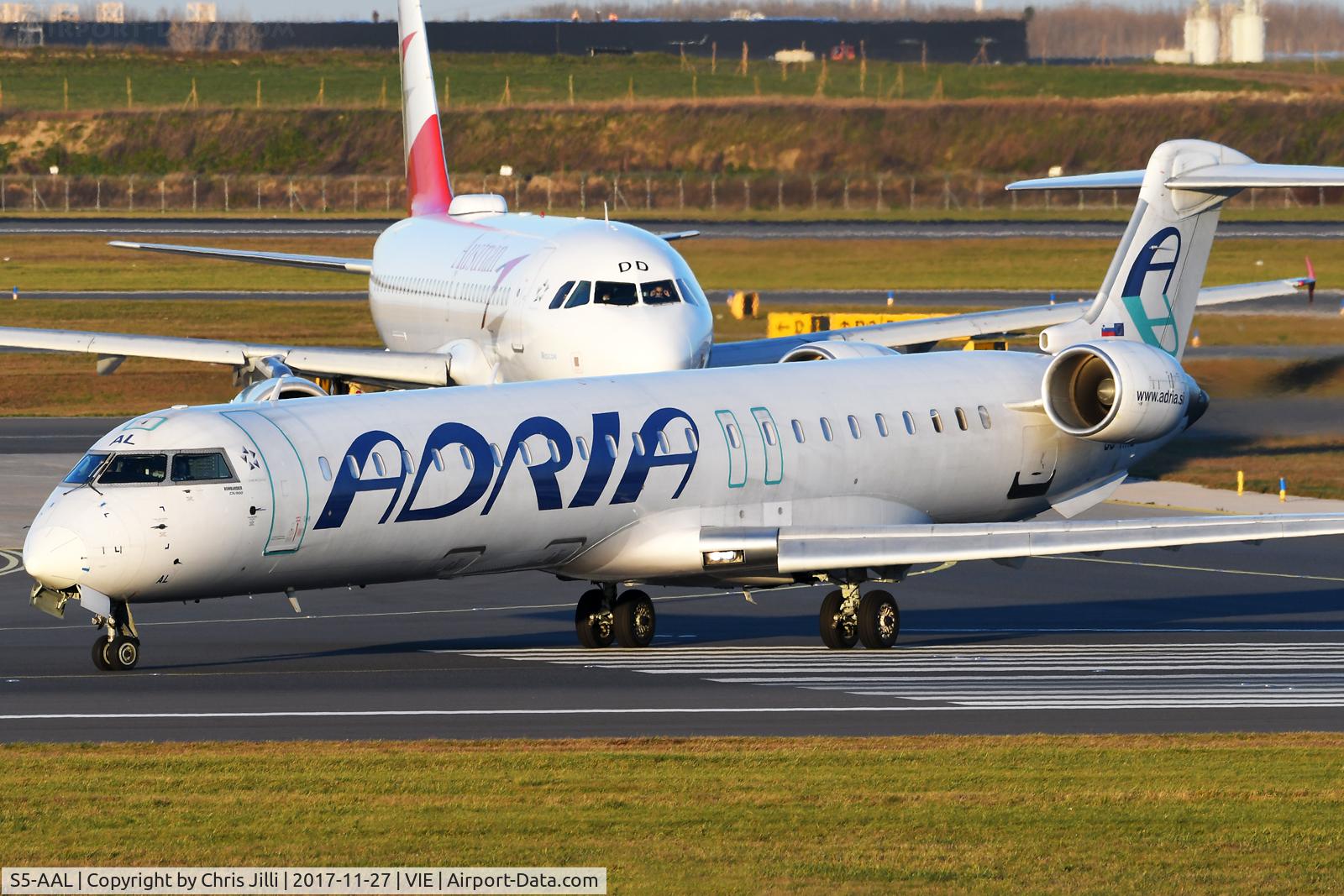S5-AAL, 2007 Bombardier CRJ-900LR (CL-600-2D24) C/N 15129, Adria Airways