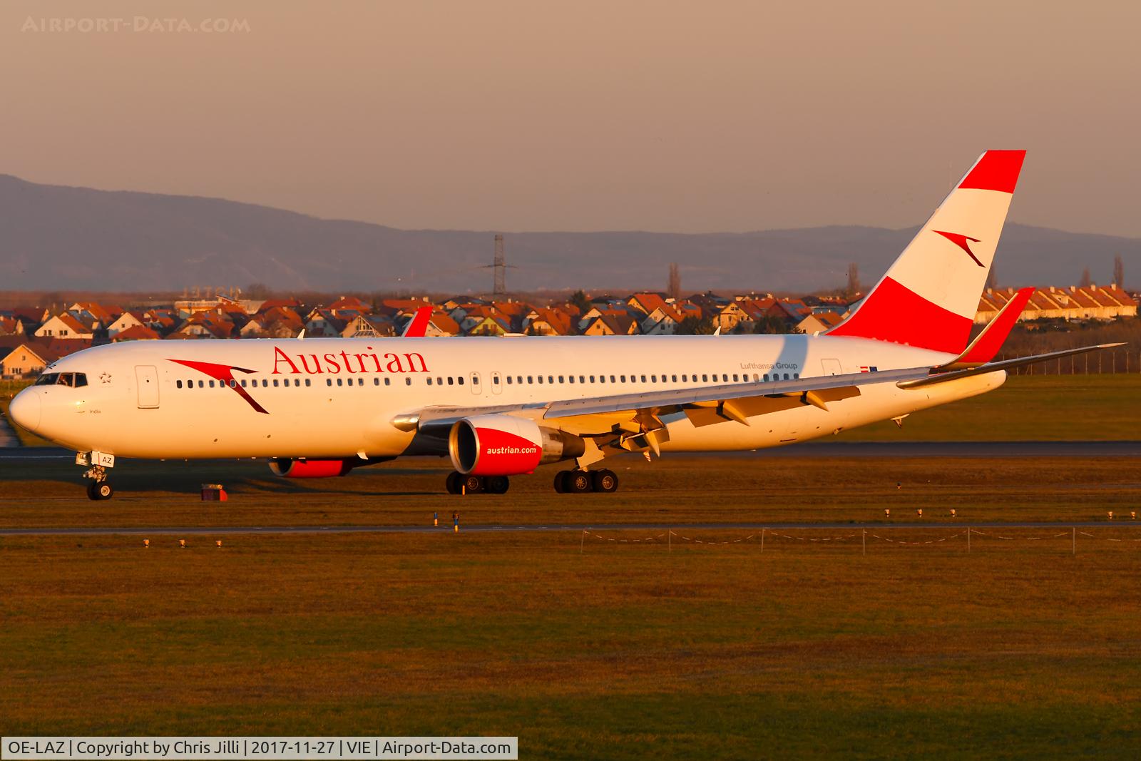 OE-LAZ, 1999 Boeing 767-3Z9 C/N 30331, Austrian Airlines