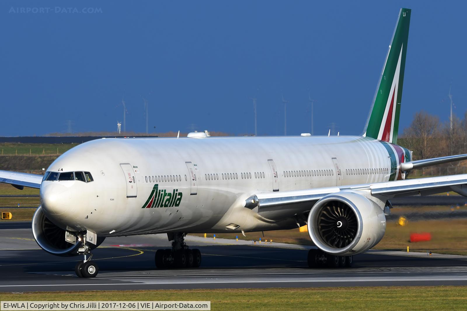 EI-WLA, 2009 Boeing 777-3Q8/ER C/N 35783, Alitalia