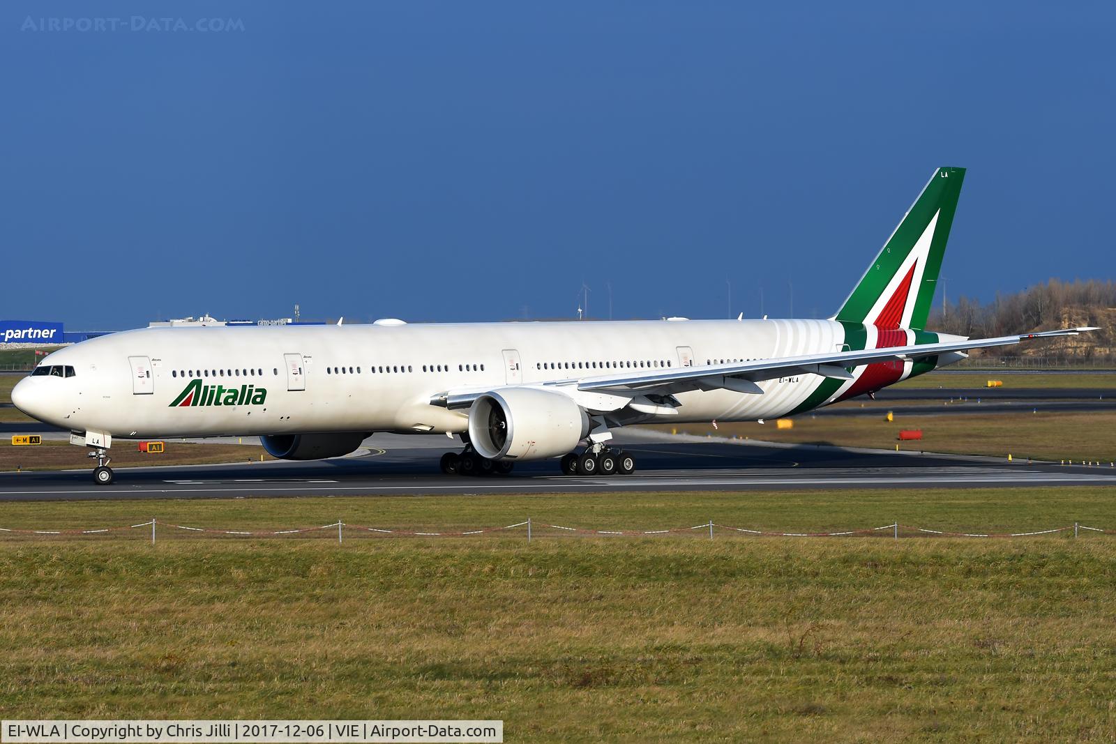 EI-WLA, 2009 Boeing 777-3Q8/ER C/N 35783, Alitalia