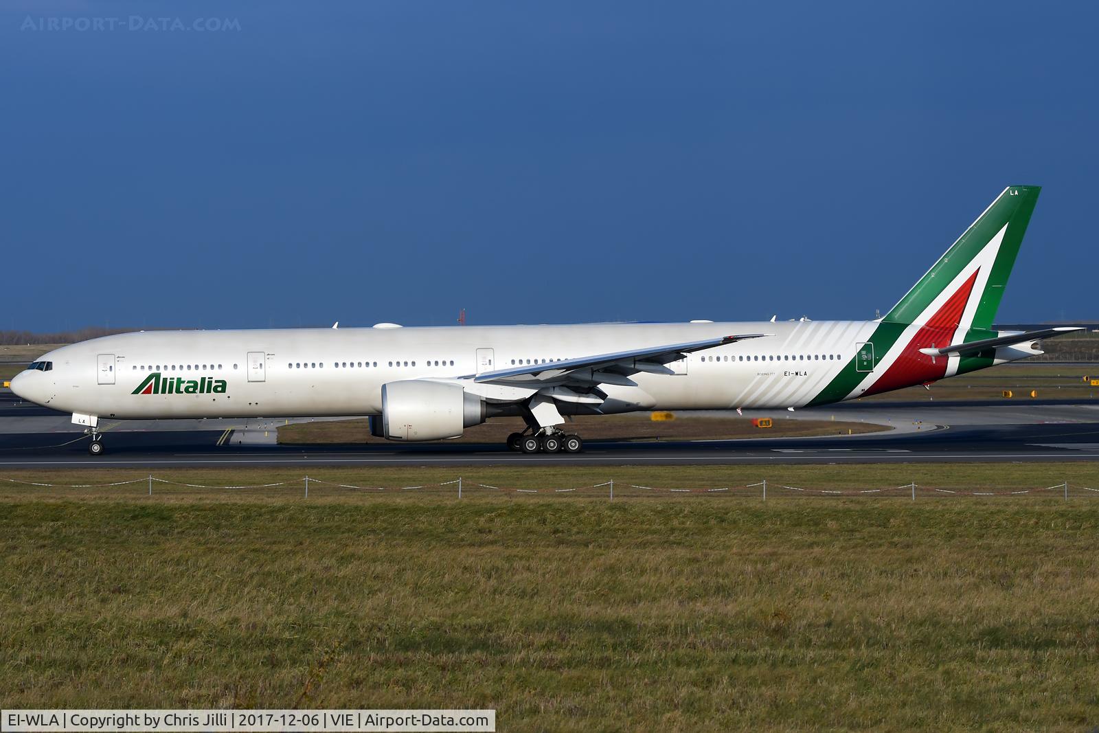 EI-WLA, 2009 Boeing 777-3Q8/ER C/N 35783, Alitalia