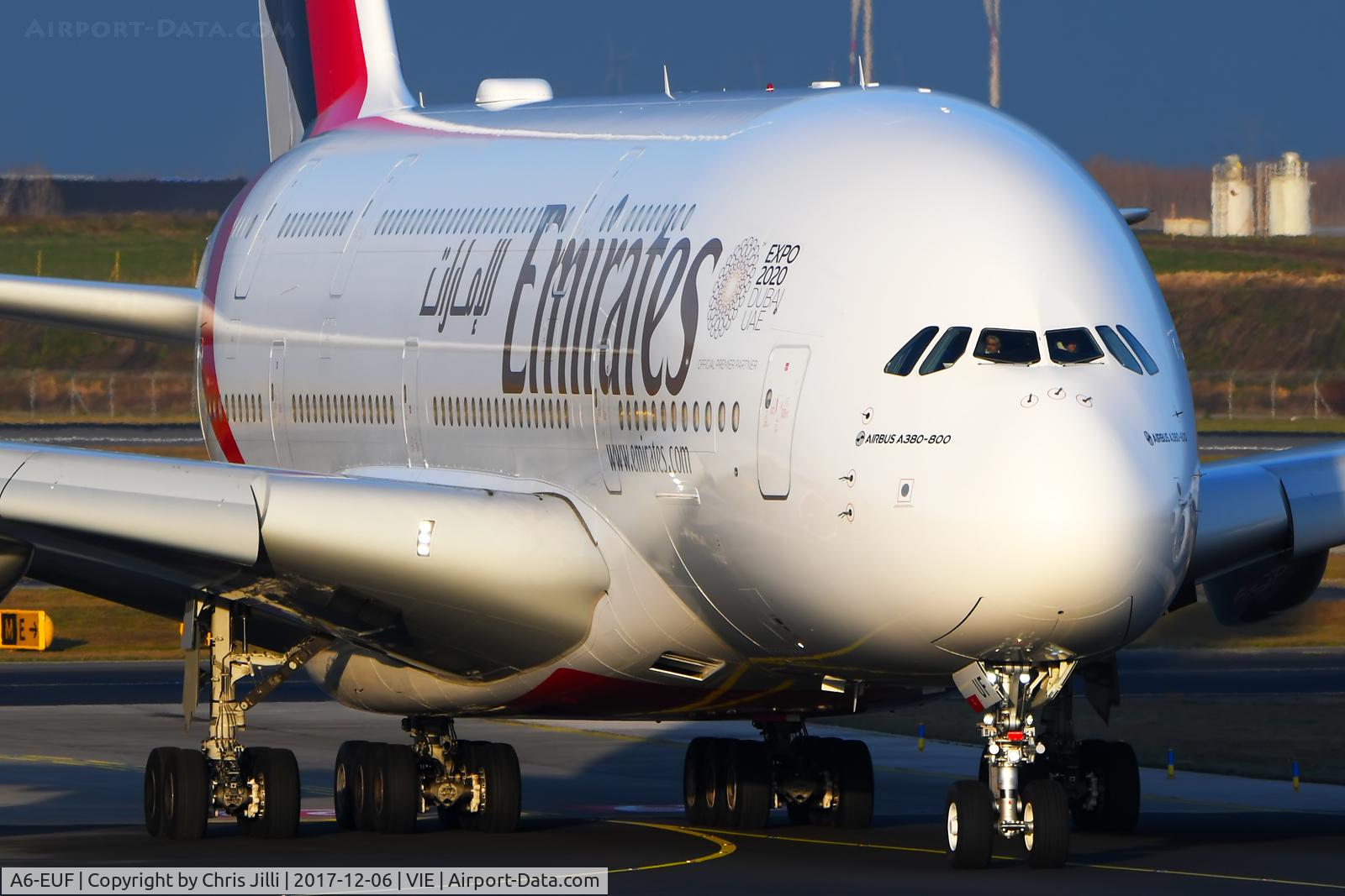 A6-EUF, 2016 Airbus A380-861 C/N 218, Emirates