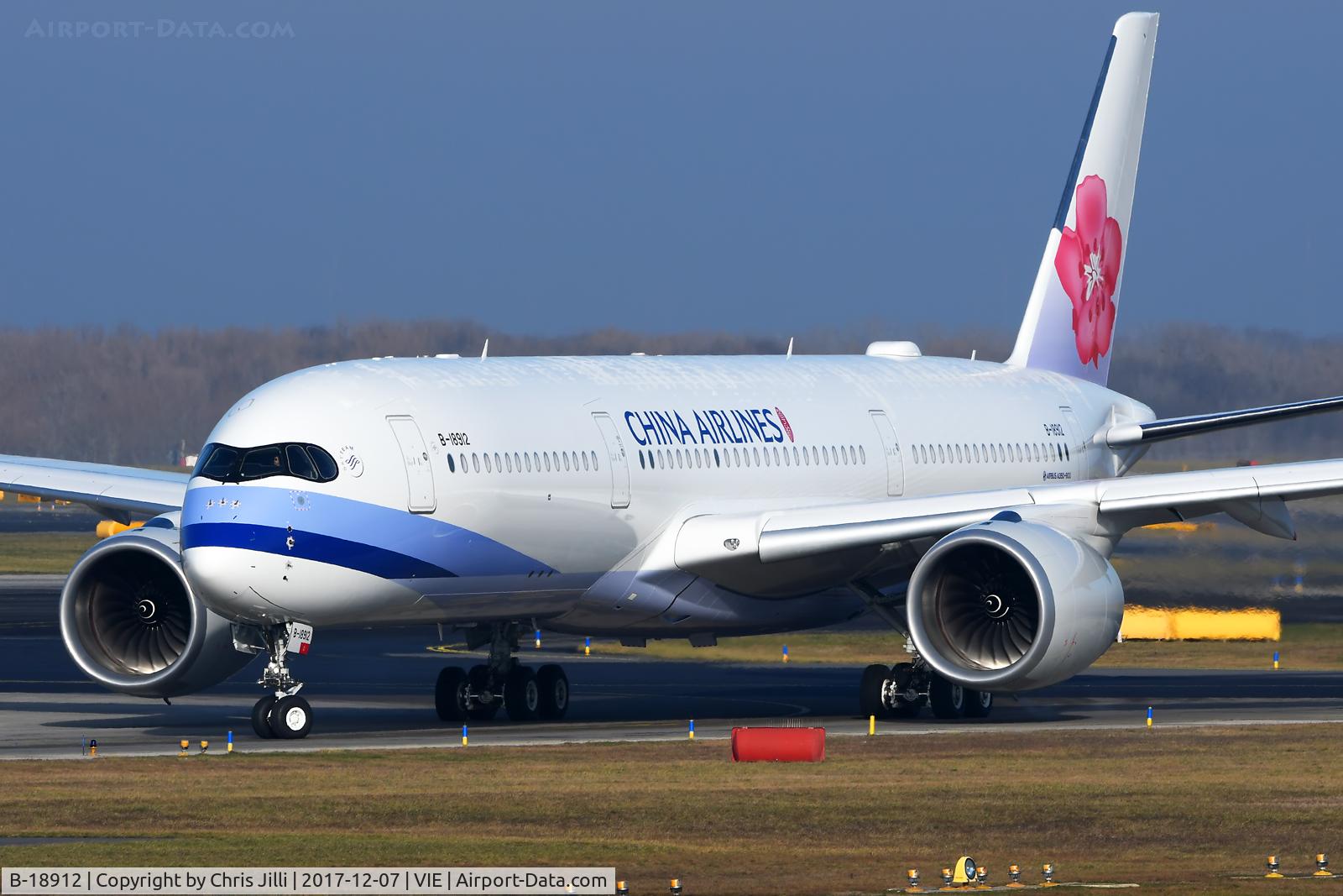 B-18912, 2017 Airbus A350-941 C/N 162, China Airlines