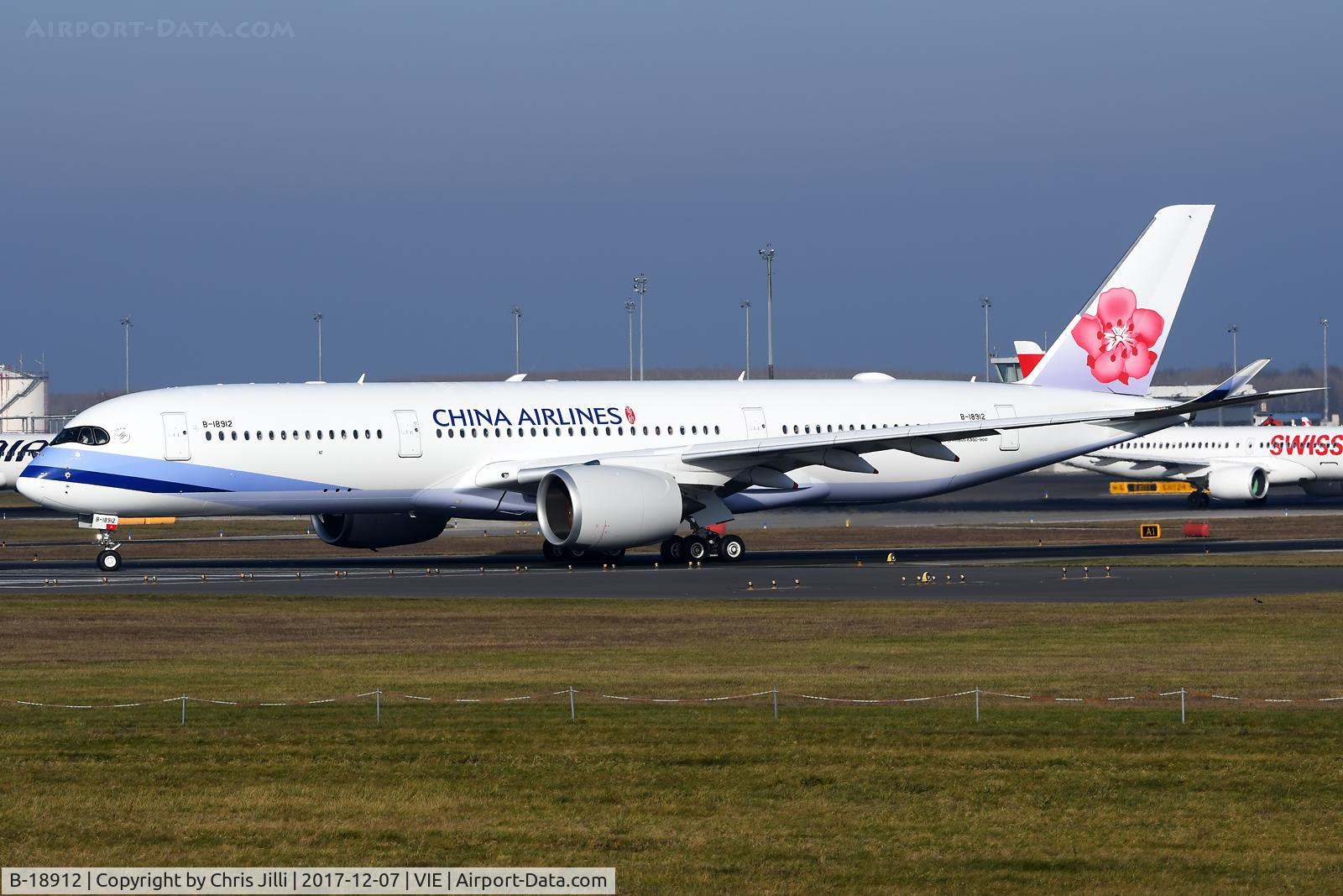B-18912, 2017 Airbus A350-941 C/N 162, China Airlines