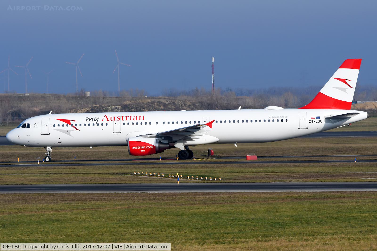 OE-LBC, 1996 Airbus A321-111 C/N 581, Austrian Airlines