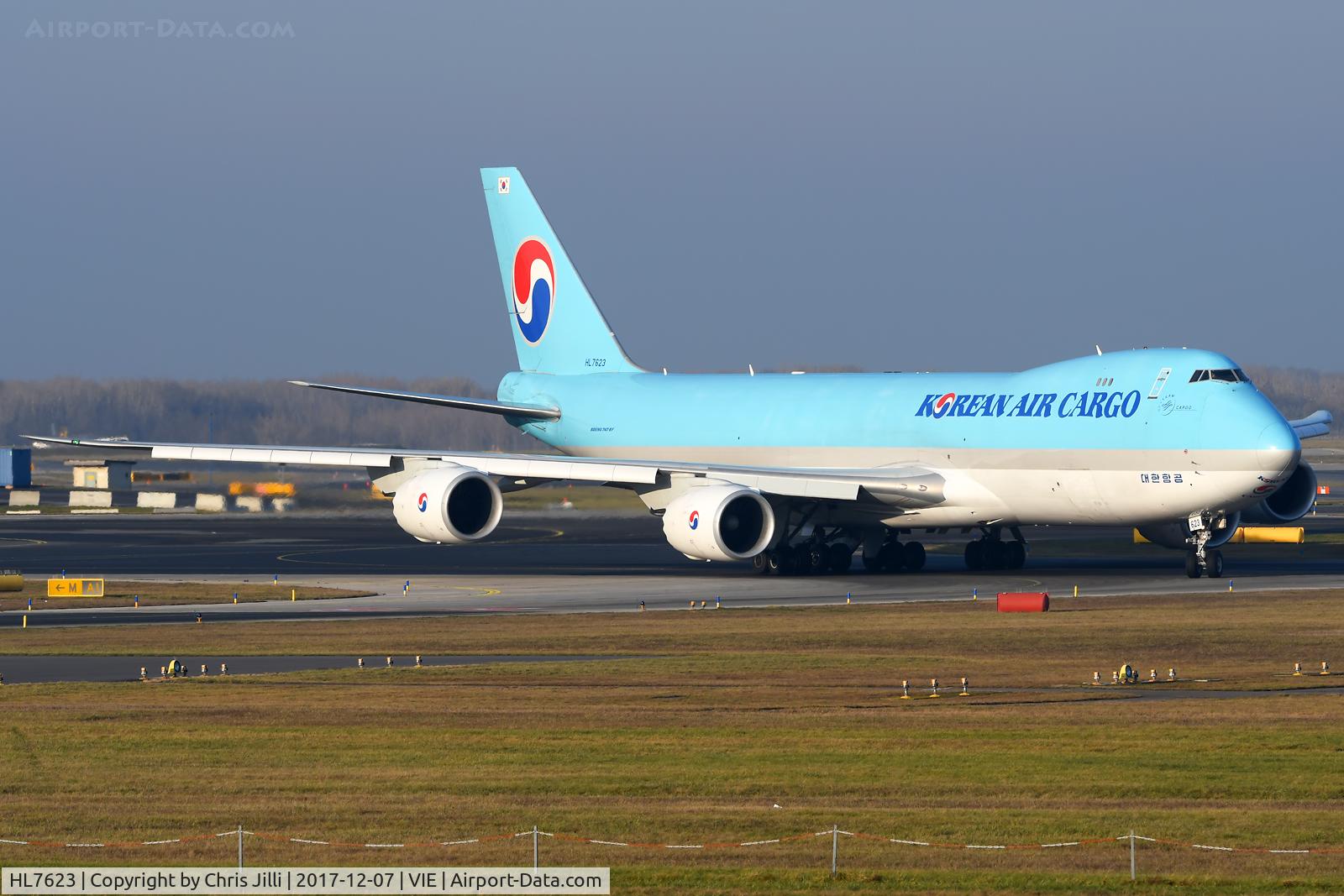 HL7623, 2013 Boeing 747-8B5F C/N 37655, Korean Air Cargo
