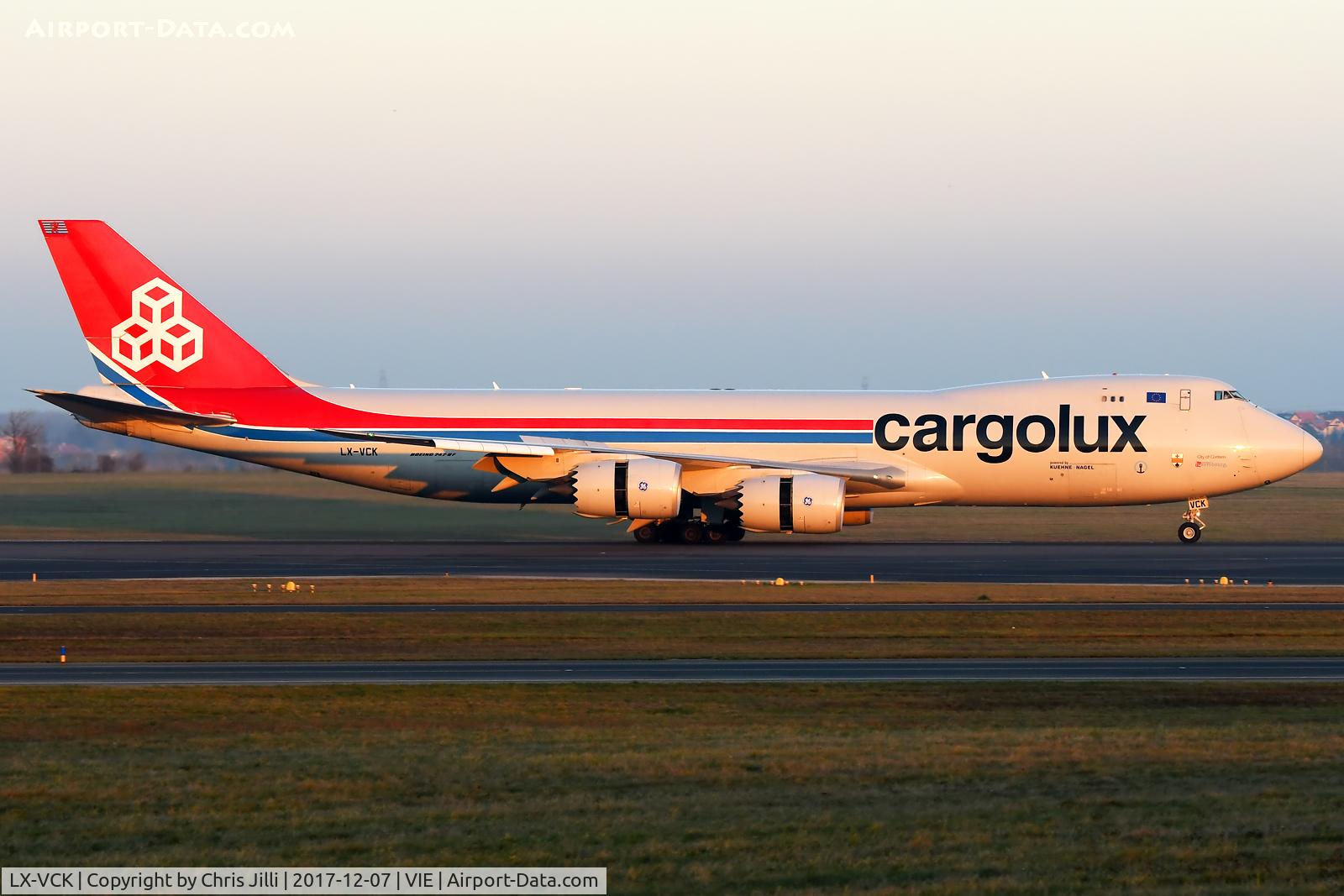 LX-VCK, 2014 Boeing 747-8R7F C/N 38078, Cargolux