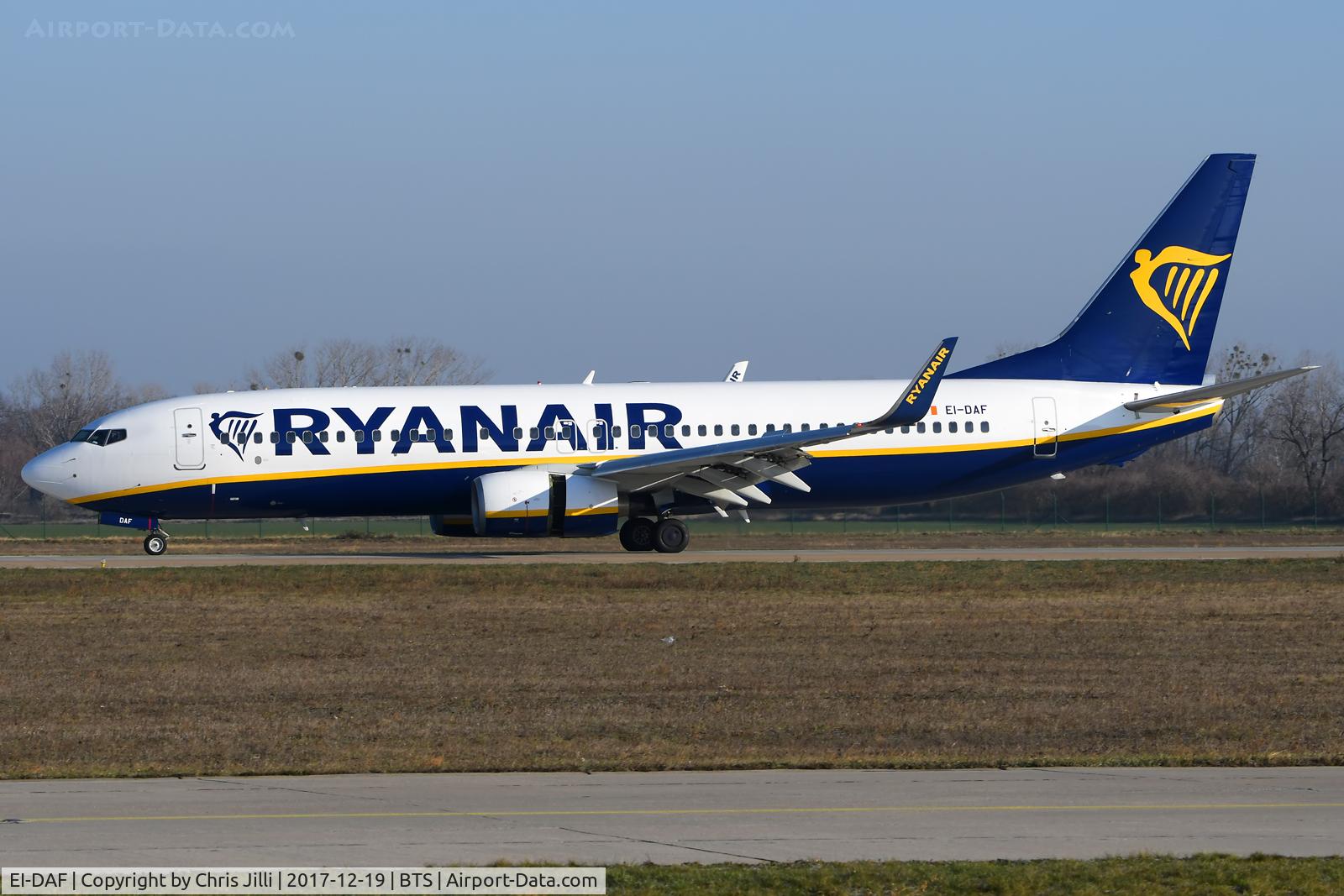 EI-DAF, 2002 Boeing 737-8AS C/N 29939, Ryanair