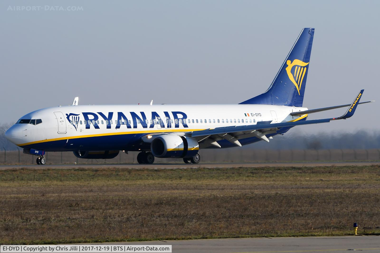 EI-DYD, 2008 Boeing 737-8AS C/N 33632, Ryanair