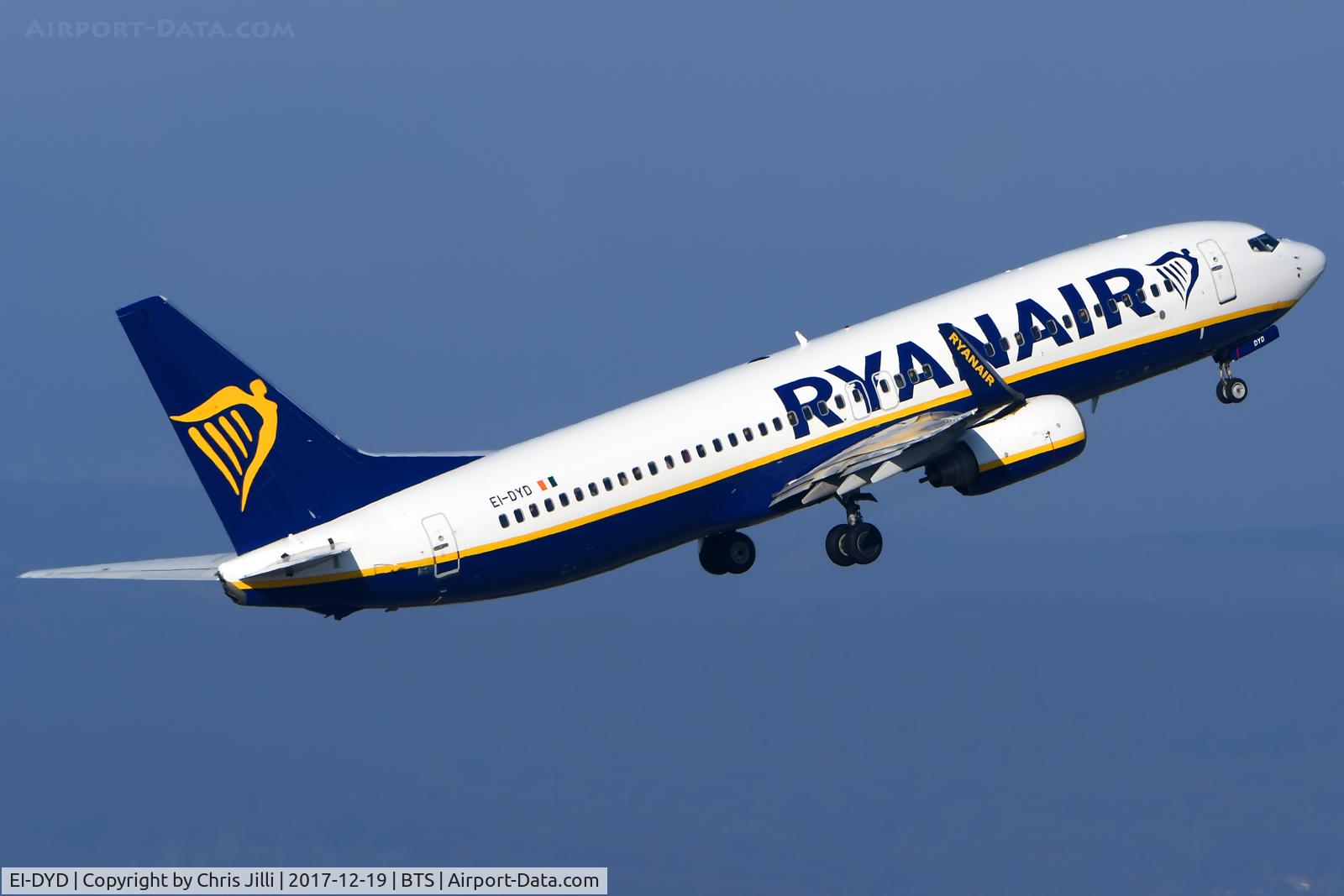 EI-DYD, 2008 Boeing 737-8AS C/N 33632, Ryanair