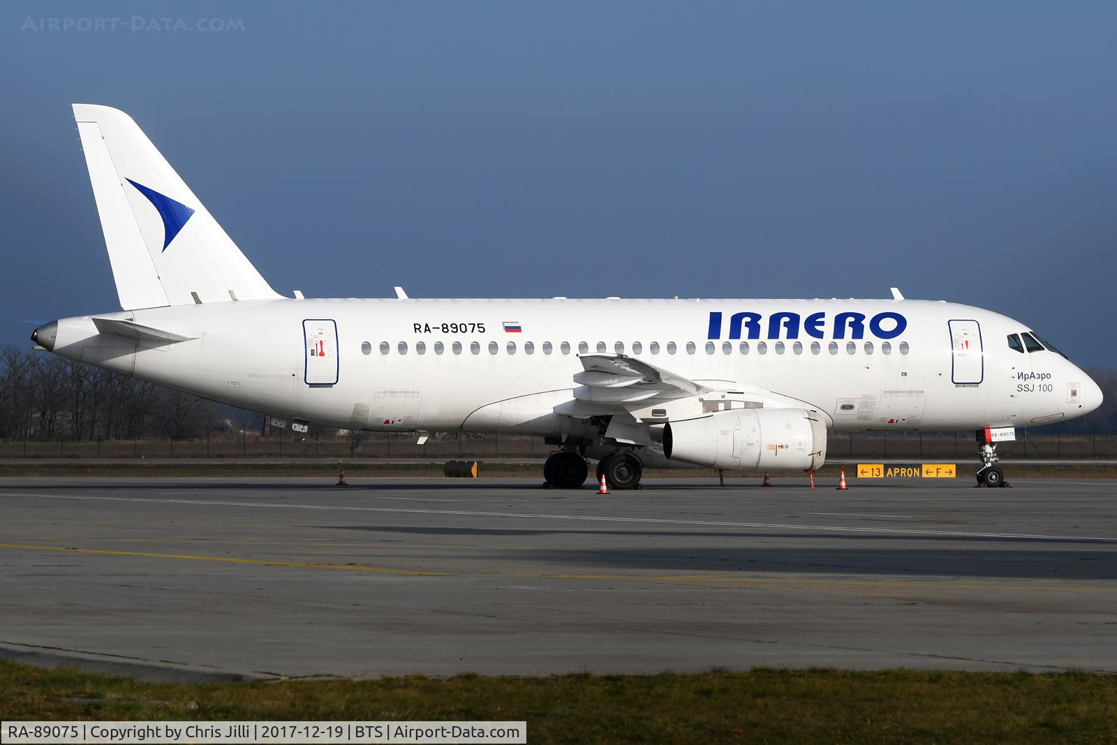 RA-89075, 2016 Sukhoi SuperJet 100-95LR C/N 95119, IrAero
