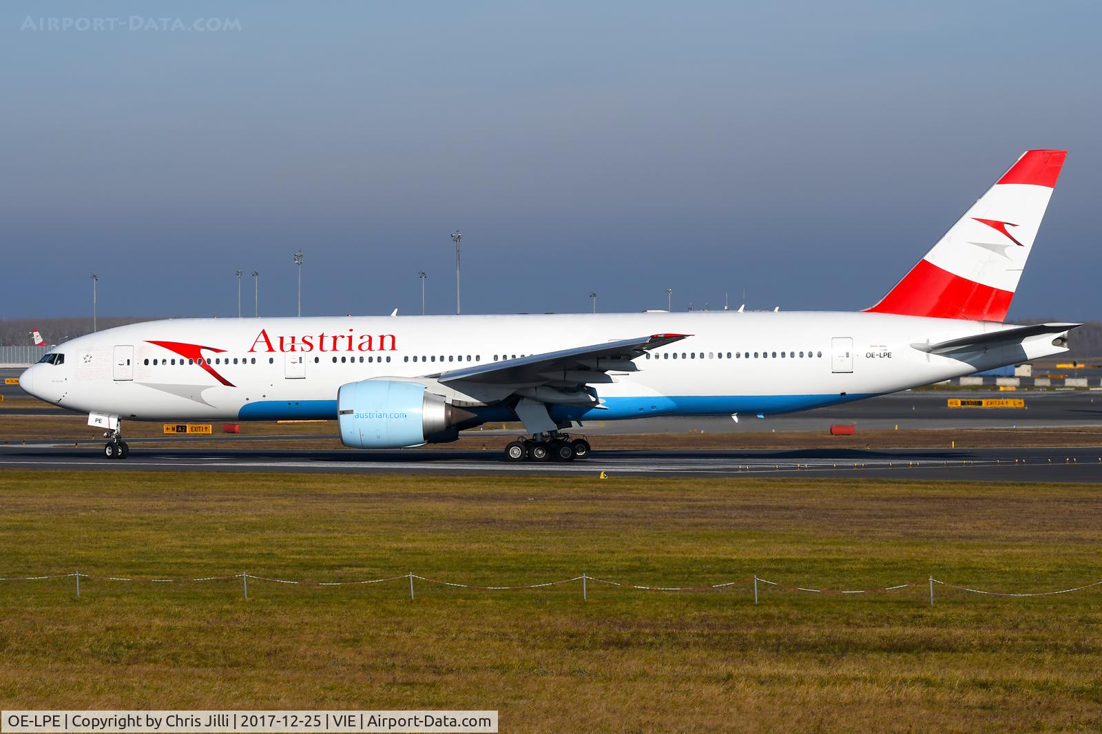 OE-LPE, 1998 Boeing 777-2Q8/ER C/N 27607, Austrian AIrlines