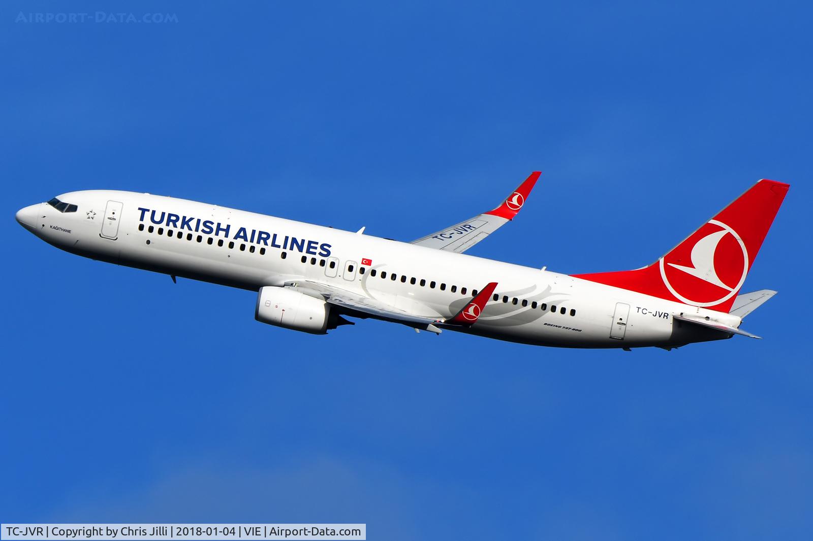 TC-JVR, 2016 Boeing 737-8F2 C/N 60030, Turkish Airlines