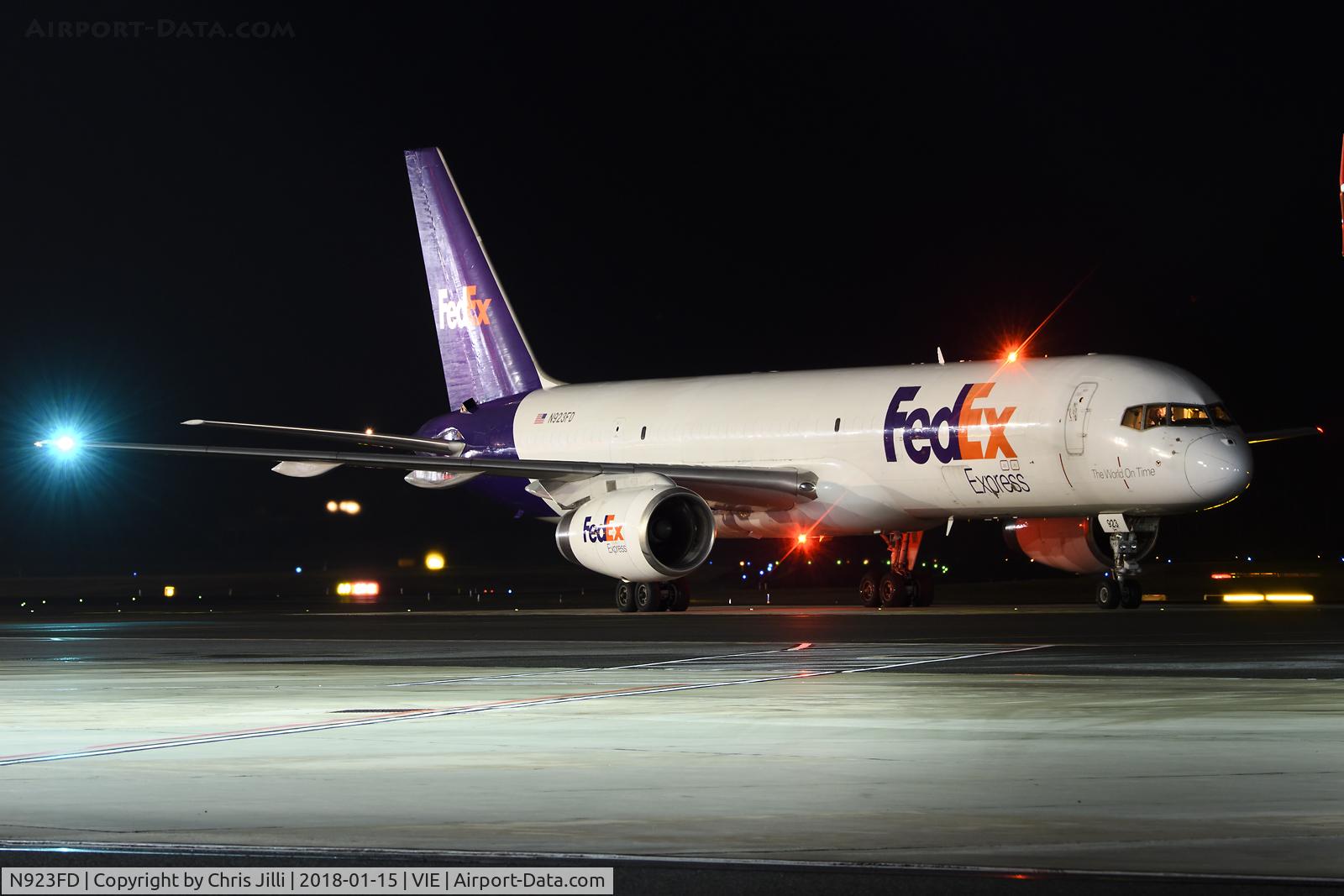 N923FD, 1992 Boeing 757-204 C/N 26266, FedEx Express