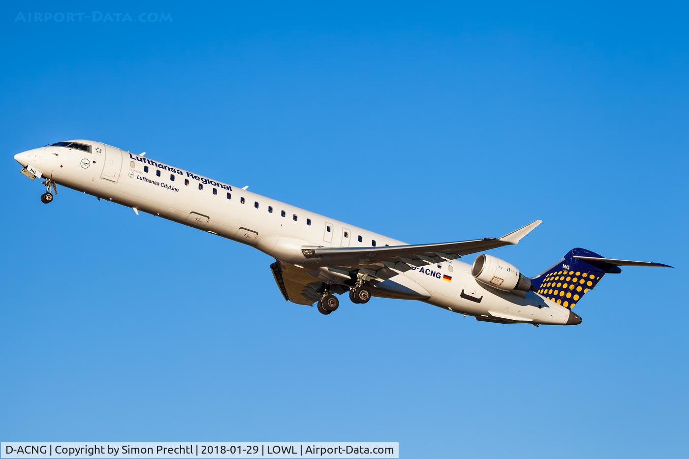 D-ACNG, 2009 Bombardier CRJ-900LR (CL-600-2D24) C/N 15245, D-ACNG @ Linz Airport