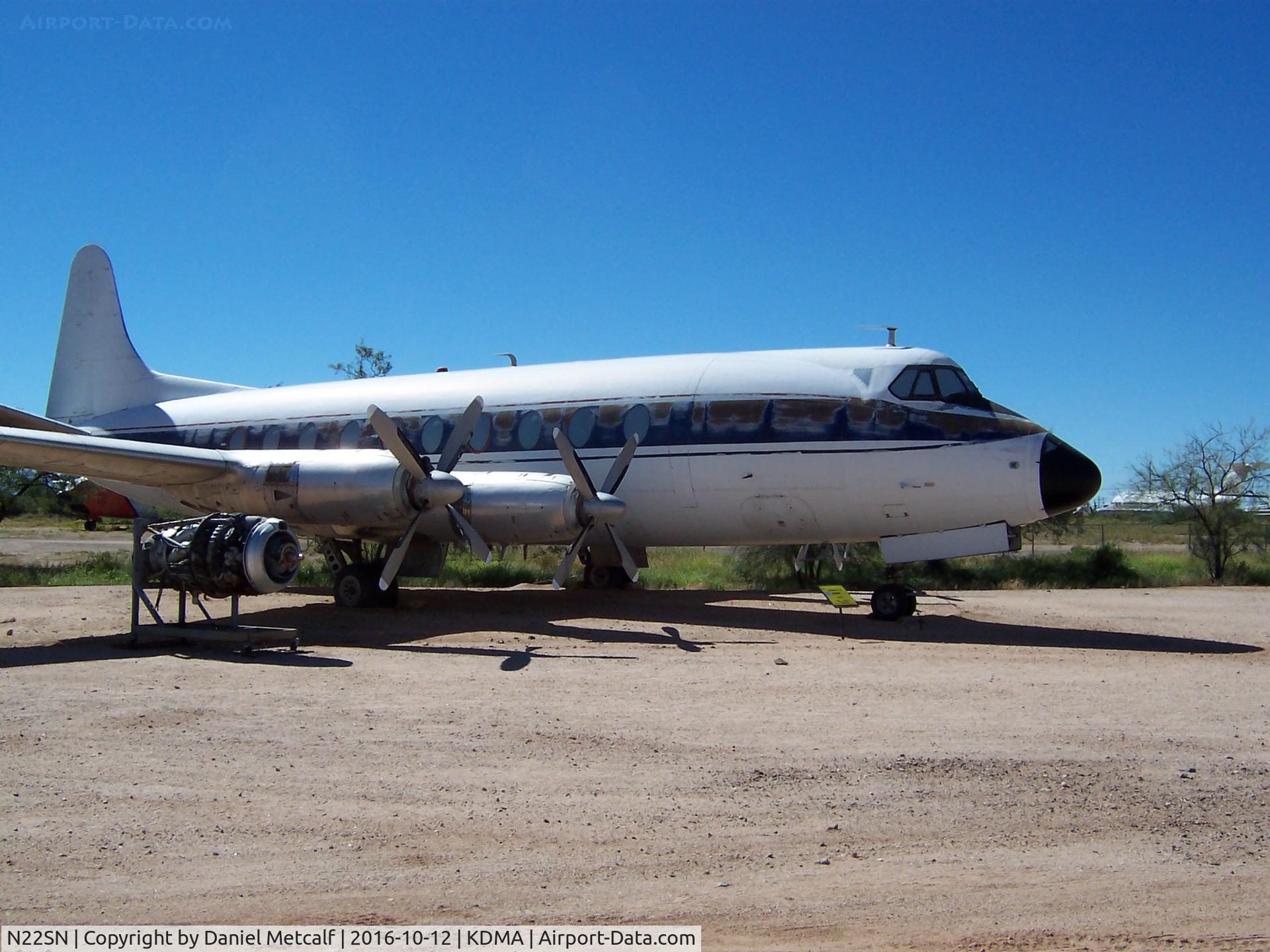 N22SN, 1954 Vickers Viscount 724 C/N 40, Pima Air & Space Museum