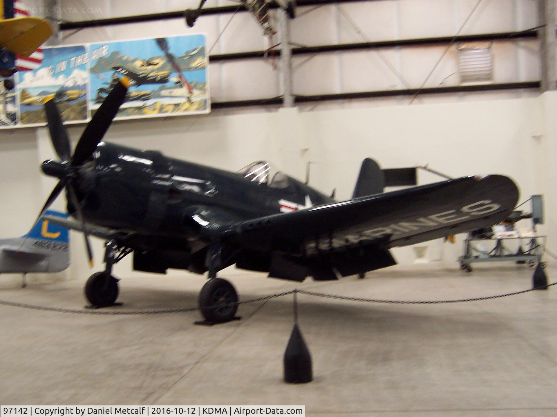 97142, Vought F4U-4 Corsair C/N 9296, Pima Air & Space Museum