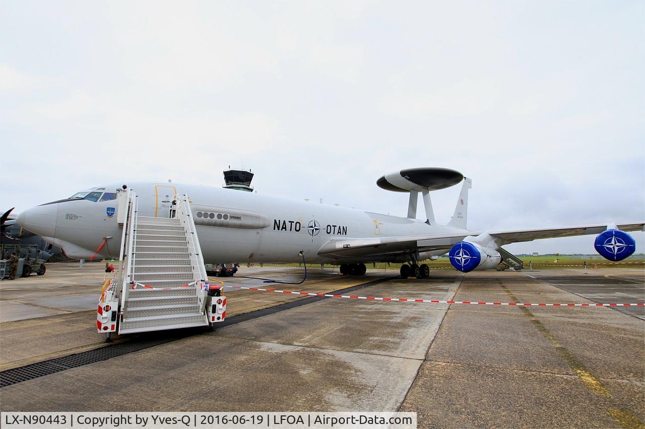 LX-N90443, 1981 Boeing E-3A Sentry C/N 22838, Boeing E-3A Sentry, Static display, Avord Air Base 702 (LFOA) Open day 2016