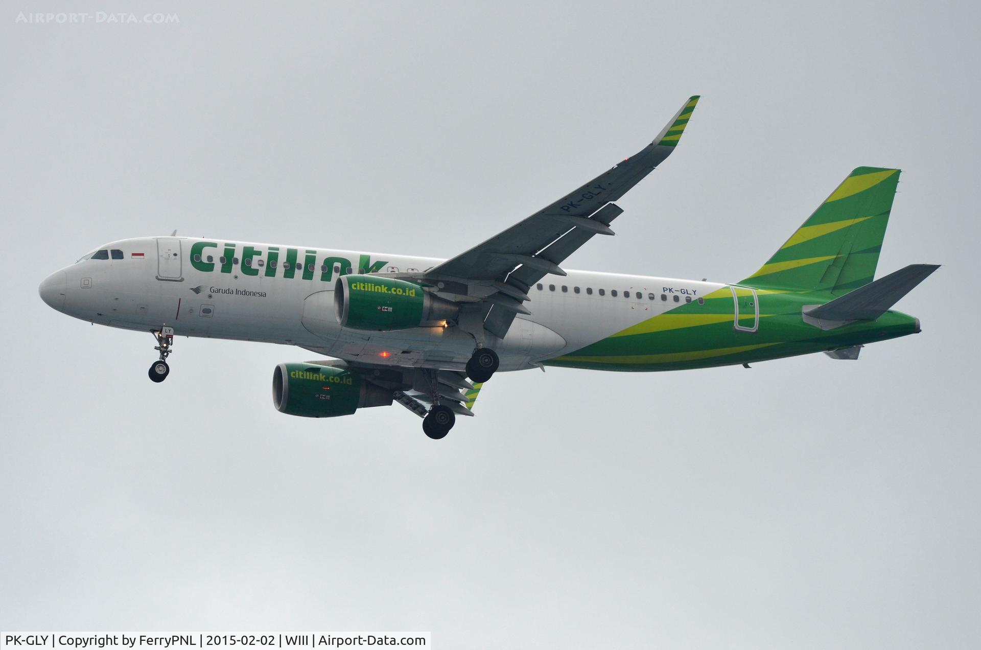 PK-GLY, 2013 Airbus A320-214 C/N 5830, Citylink A320