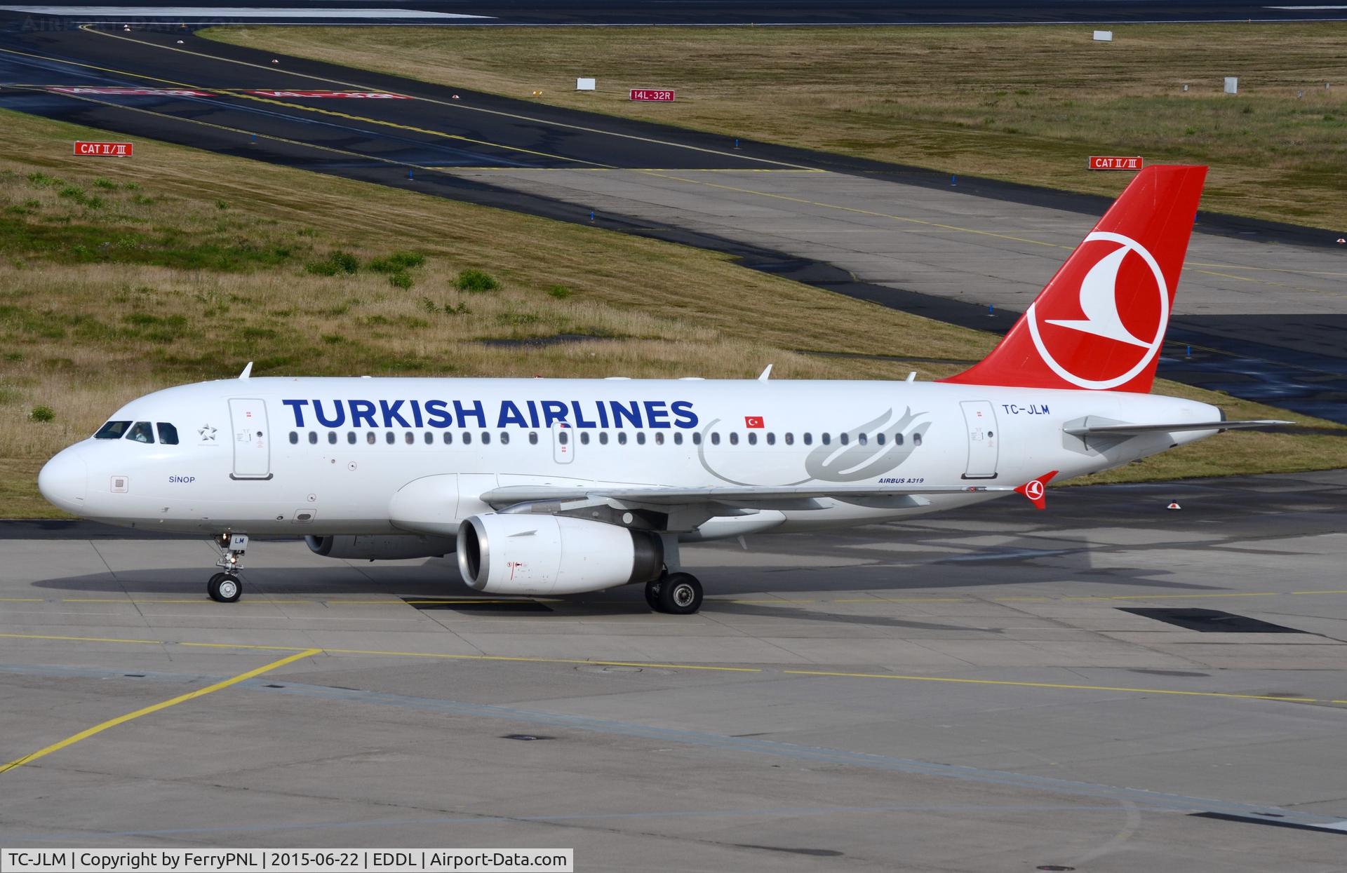 TC-JLM, 2006 Airbus A319-132 C/N 2738, Turkish A319 arriving in DUS