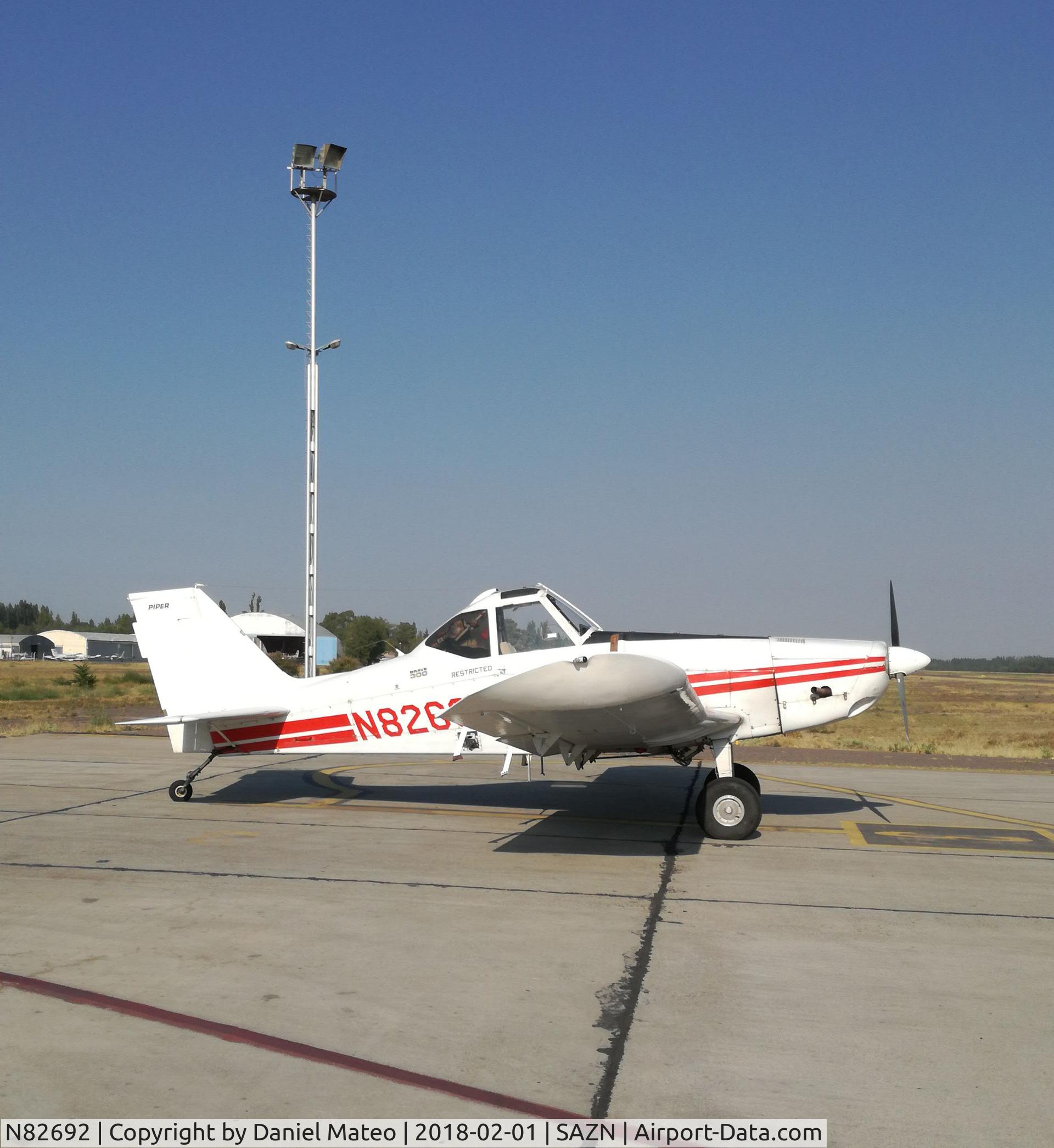 N82692, 1977 Piper PA-36-300 Pawnee Brave C/N 36-7960044, On Neuquen airport SAZN, Argentina