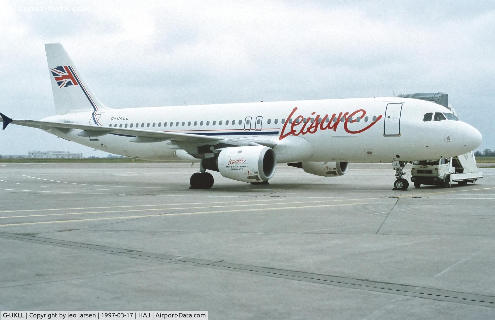 G-UKLL, 1991 Airbus A320-212 C/N 189, Hannover 17.3.1997