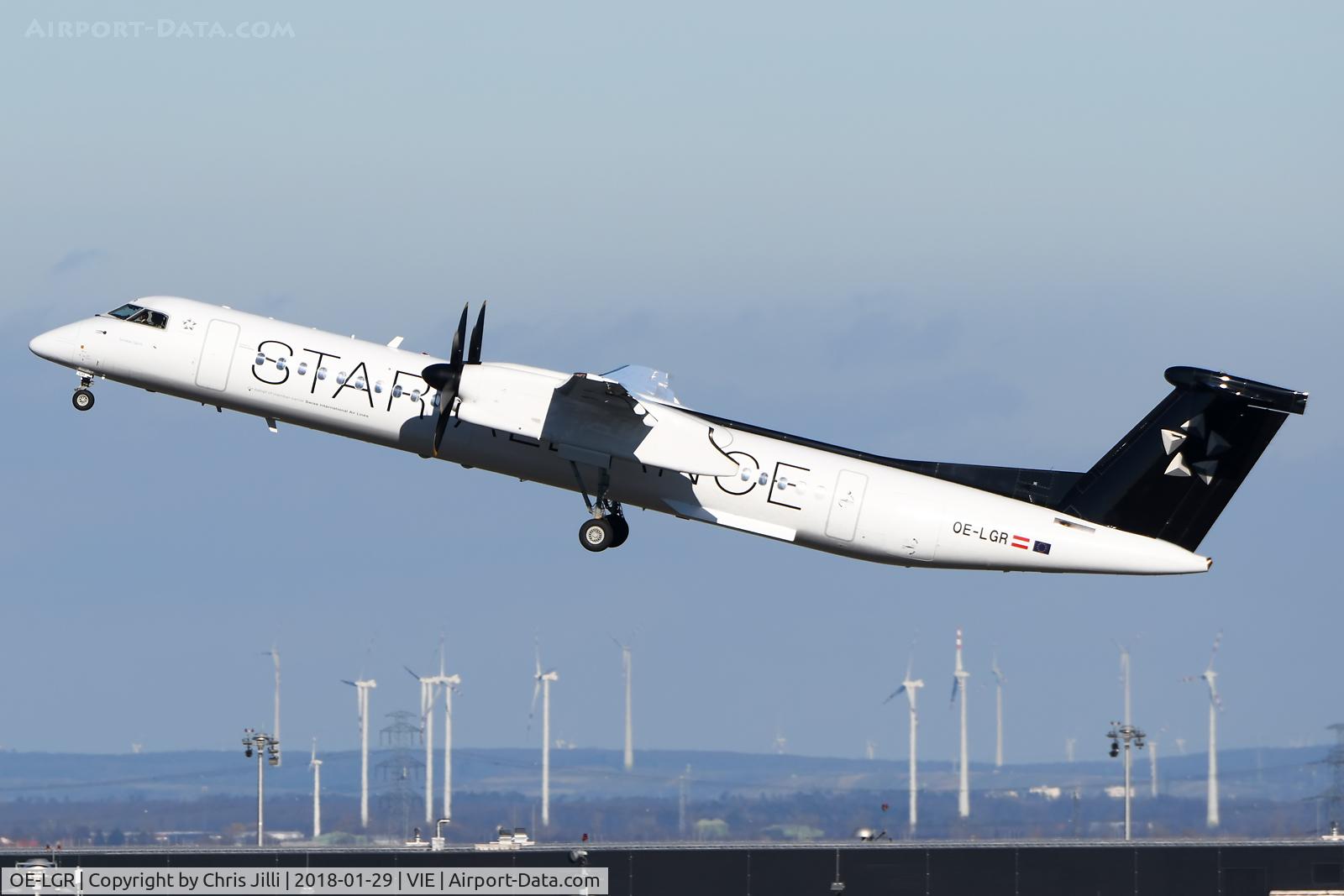OE-LGR, 2001 De Havilland Canada DHC-8-402Q Dash 8 C/N 4045, Austrian Airlines