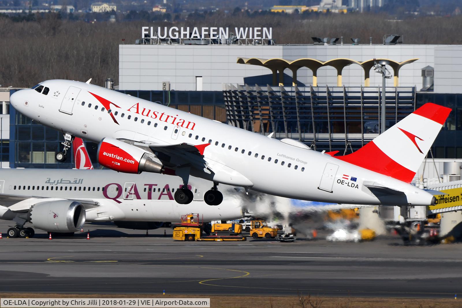 OE-LDA, 2004 Airbus A319-112 C/N 2131, Austrian Airlines