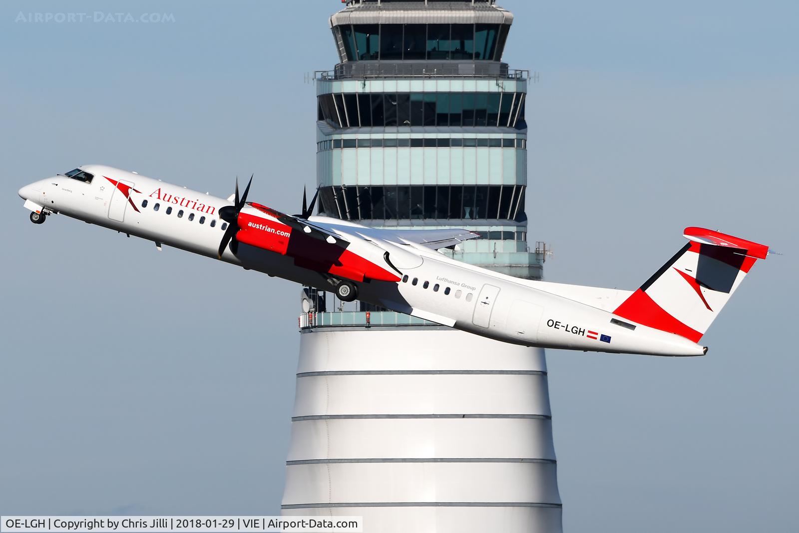 OE-LGH, 2002 De Havilland Canada DHC-8-402Q Dash 8 C/N 4075, Austrian AIrlines