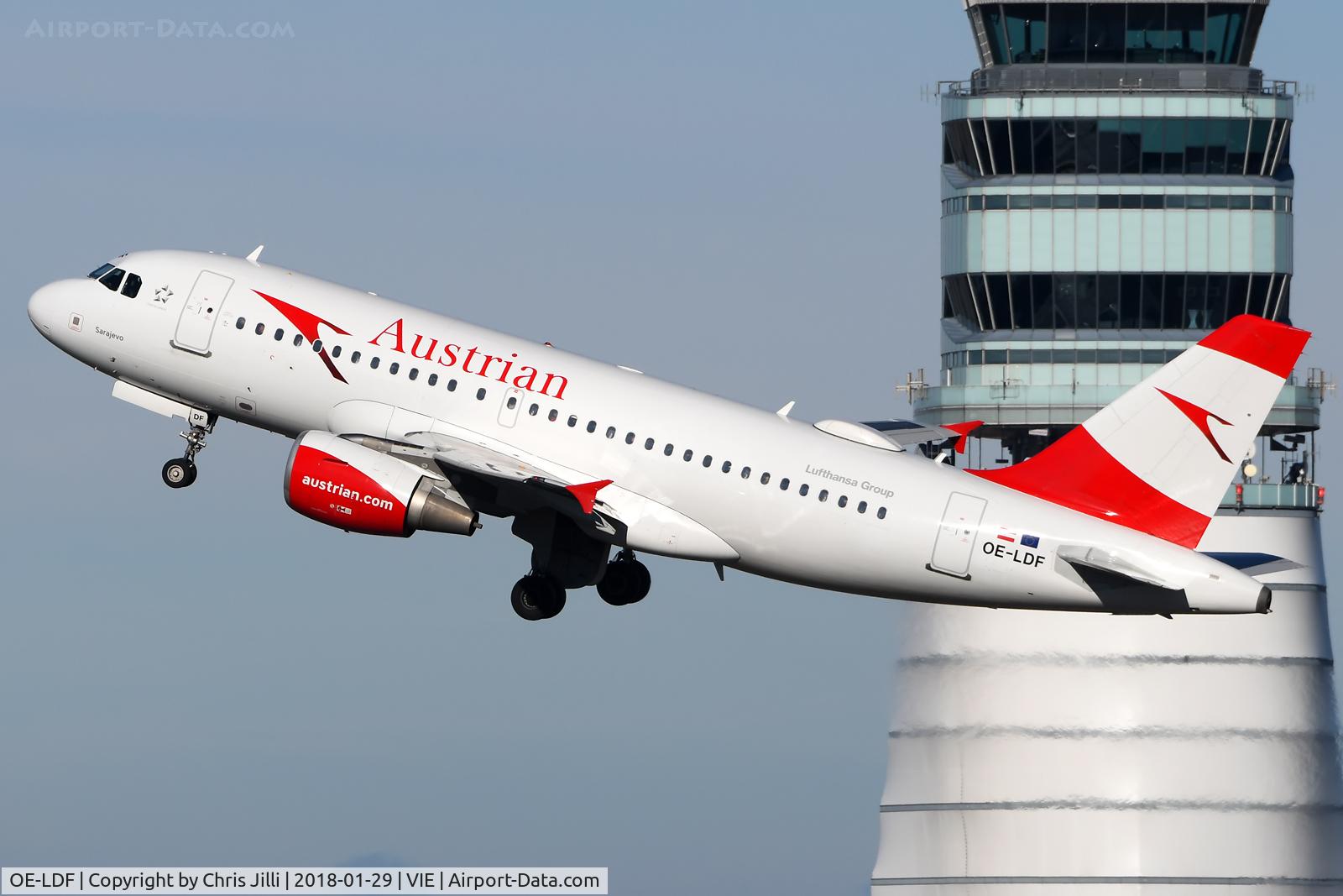 OE-LDF, 2005 Airbus A319-112 C/N 2547, Austrian Airlines